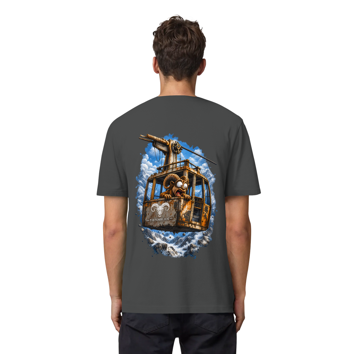 Tiefenblick Adrenalin Gondel Fun - Organic Heavy Shirt