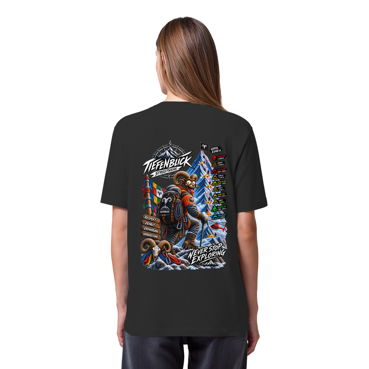 Tiefenblick Todeszone Fun - Organic Heavy Shirt