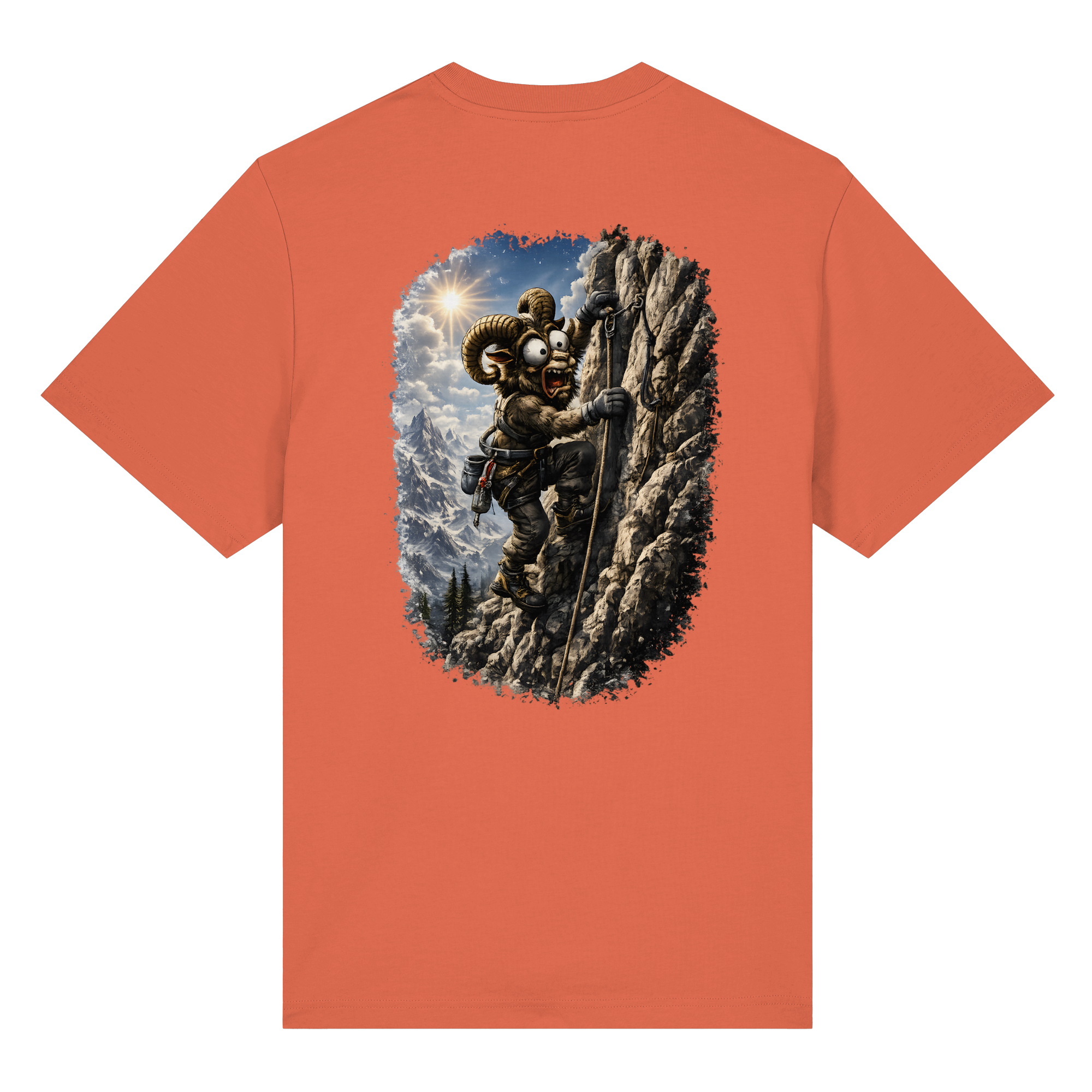 Tiefenblick T Shirt Klettern - Organic Heavy Shirt