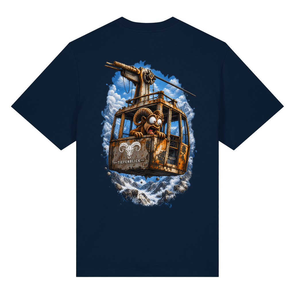 Tiefenblick Adrenalin Gondel Fun - Organic Heavy Shirt