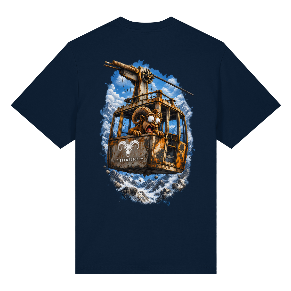 Tiefenblick Adrenalin Gondel Fun - Organic Heavy Shirt