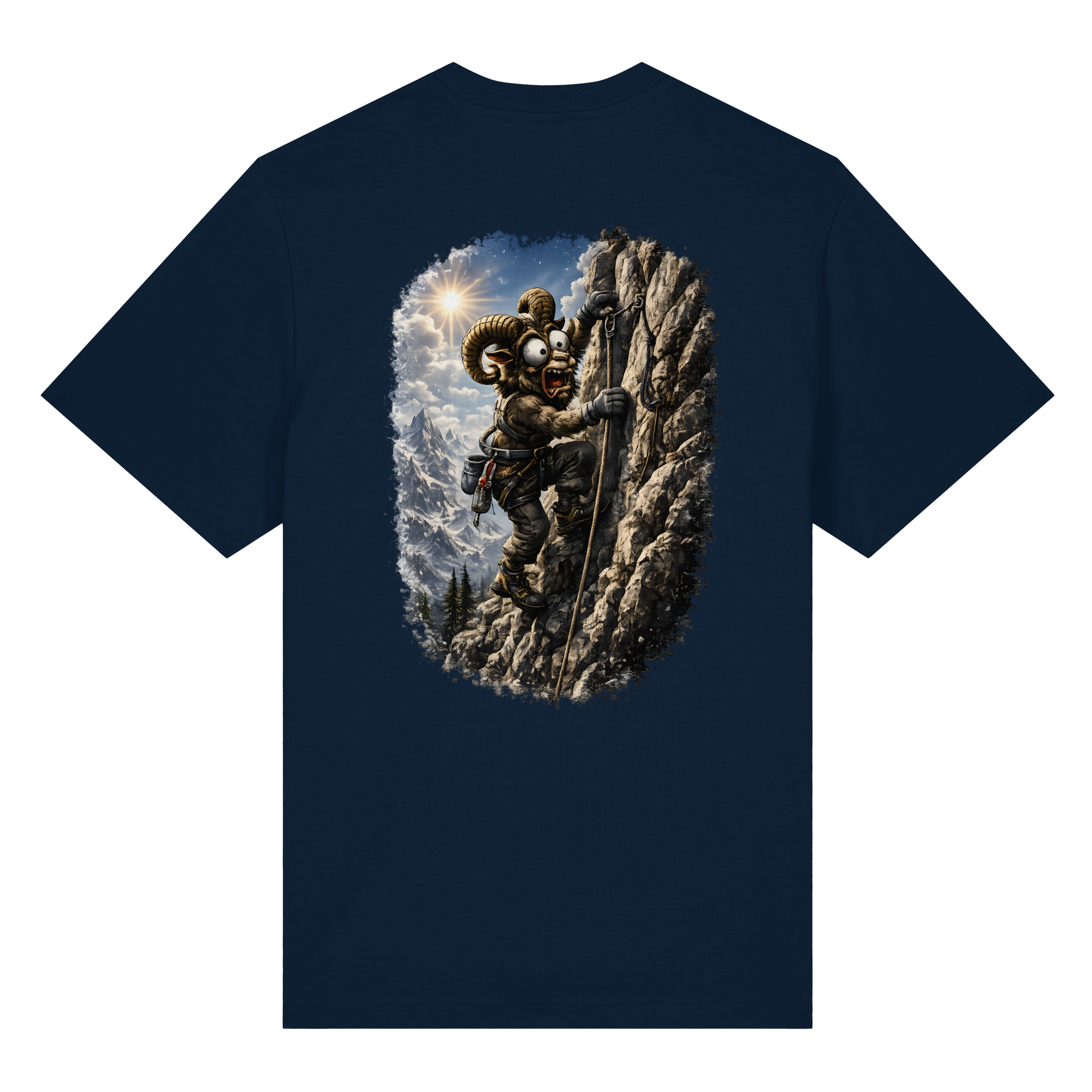 Tiefenblick T Shirt Klettern - Organic Heavy Shirt