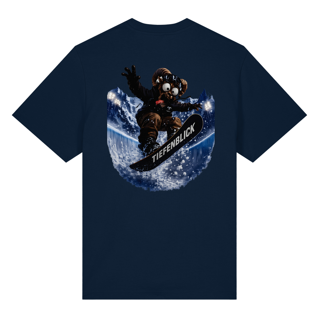 Tiefenblick Snowboarden Halfpipe - Organic Heavy Shirt