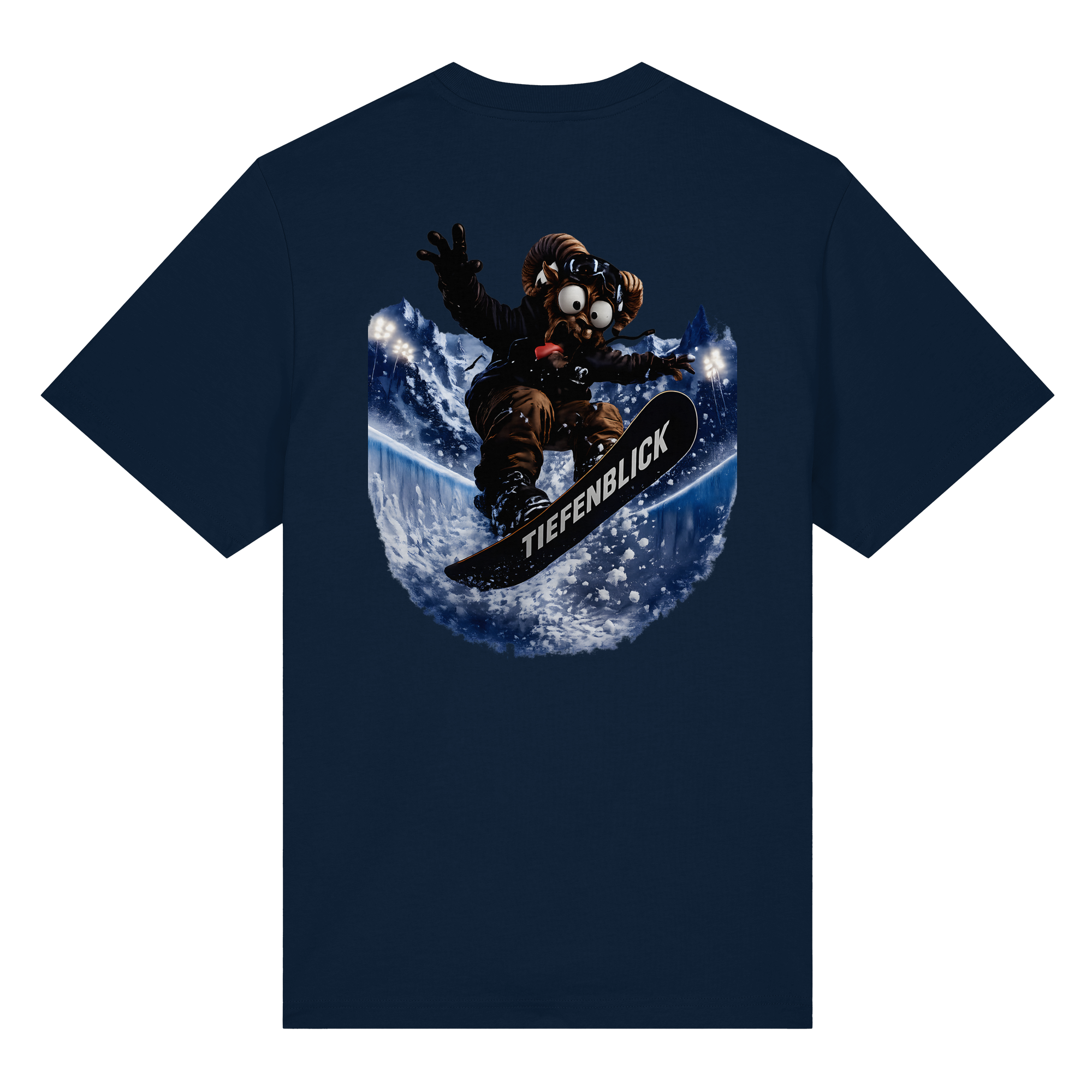 Tiefenblick Snowboarden Halfpipe - Organic Heavy Shirt