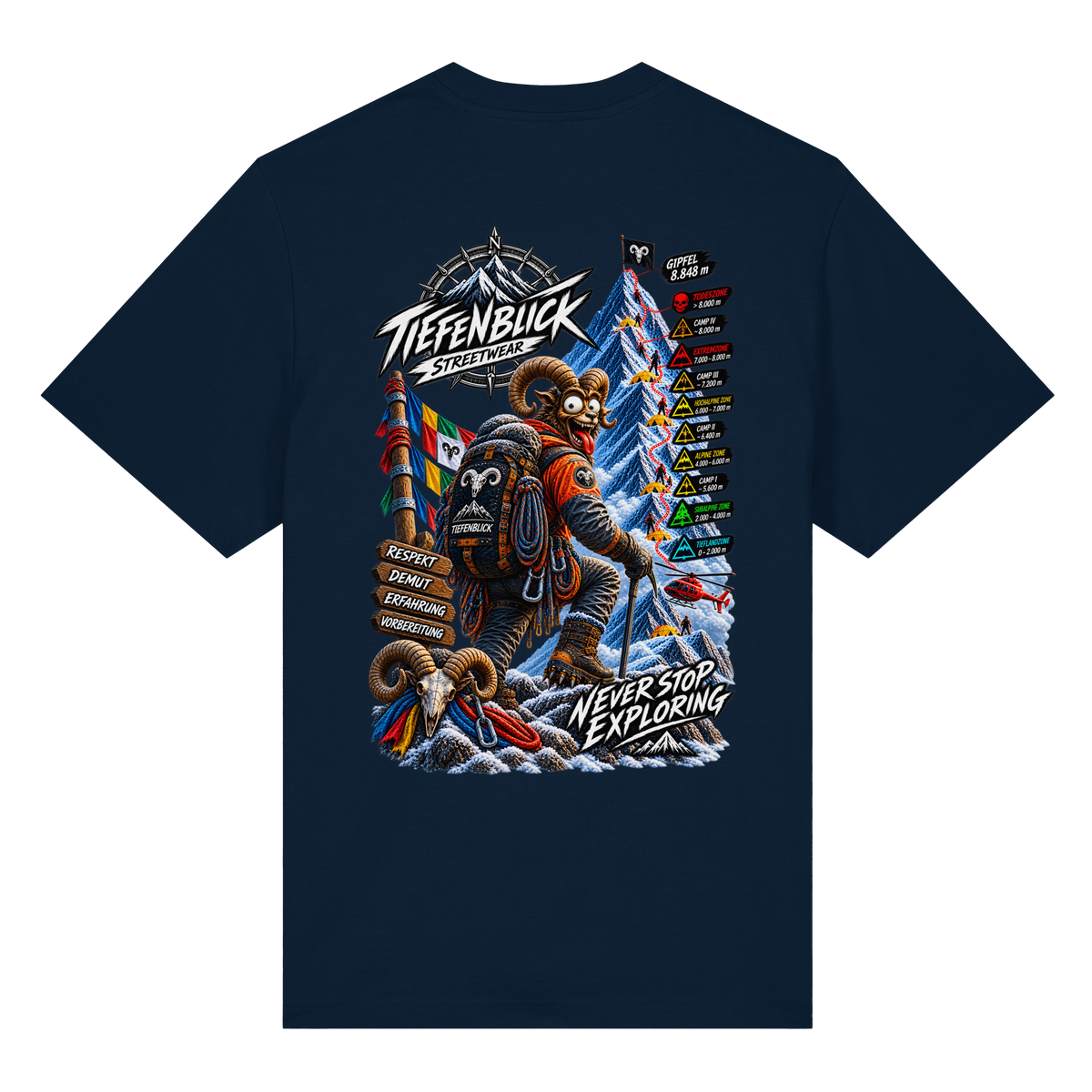 Tiefenblick Todeszone Fun - Organic Heavy Shirt