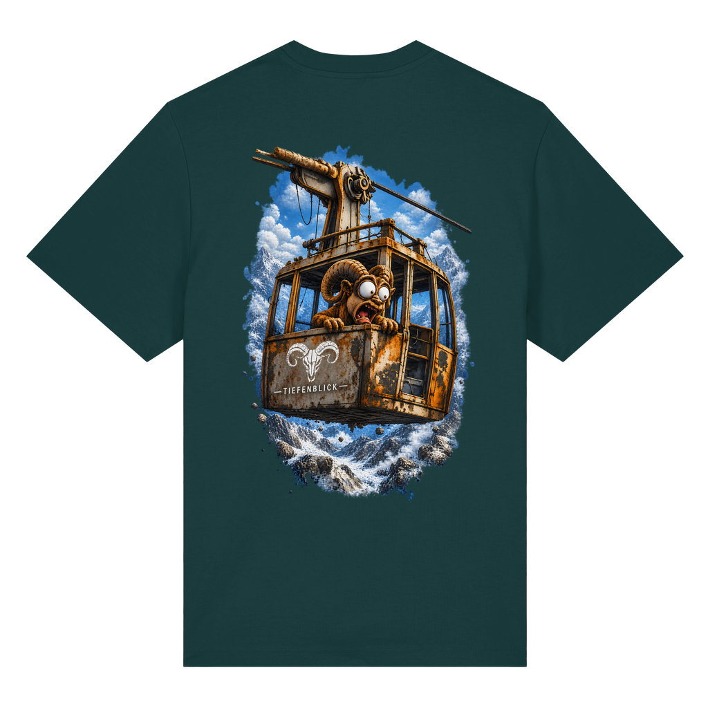 Tiefenblick Adrenalin Gondel Fun - Organic Heavy Shirt