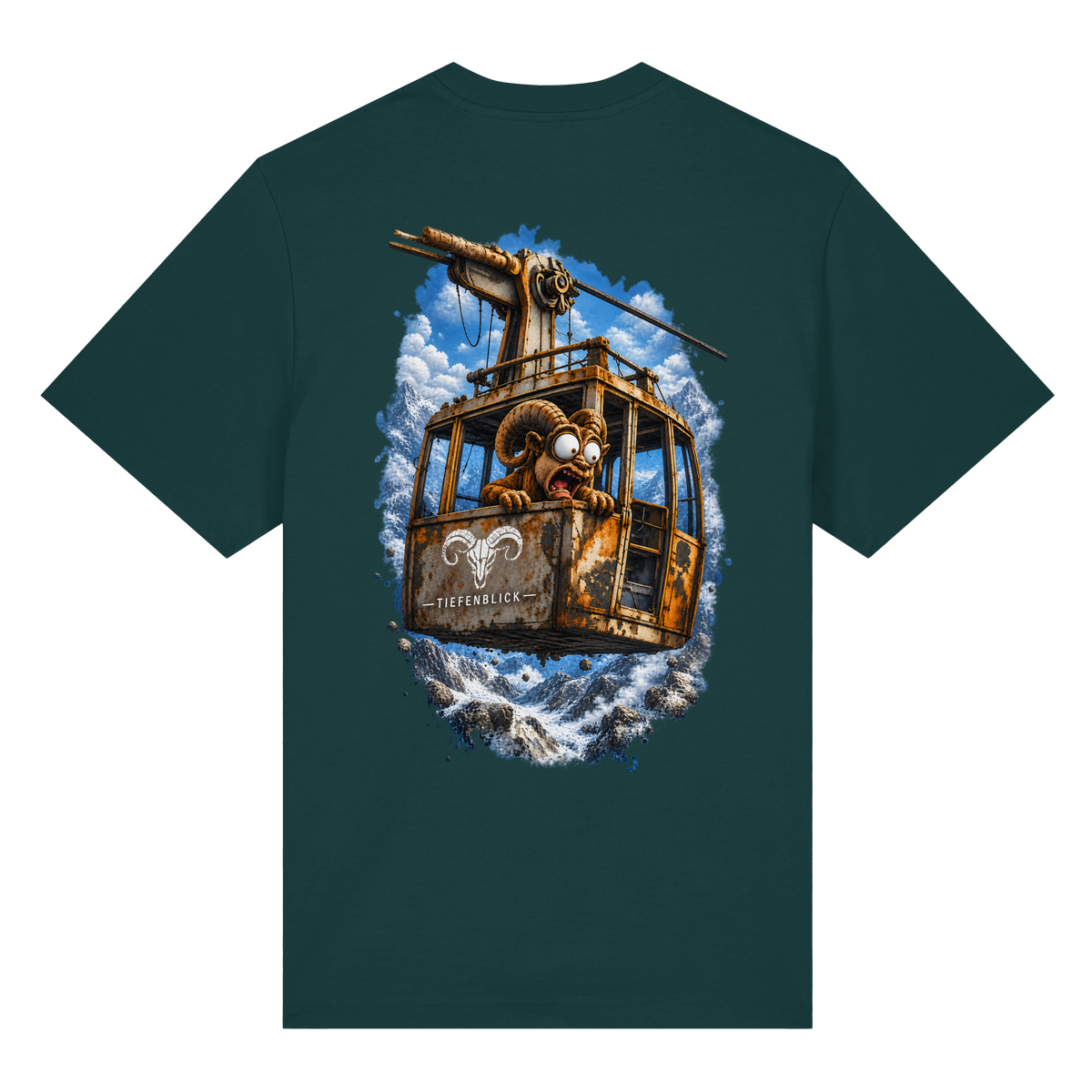 Tiefenblick Adrenalin Gondel Fun - Organic Heavy Shirt