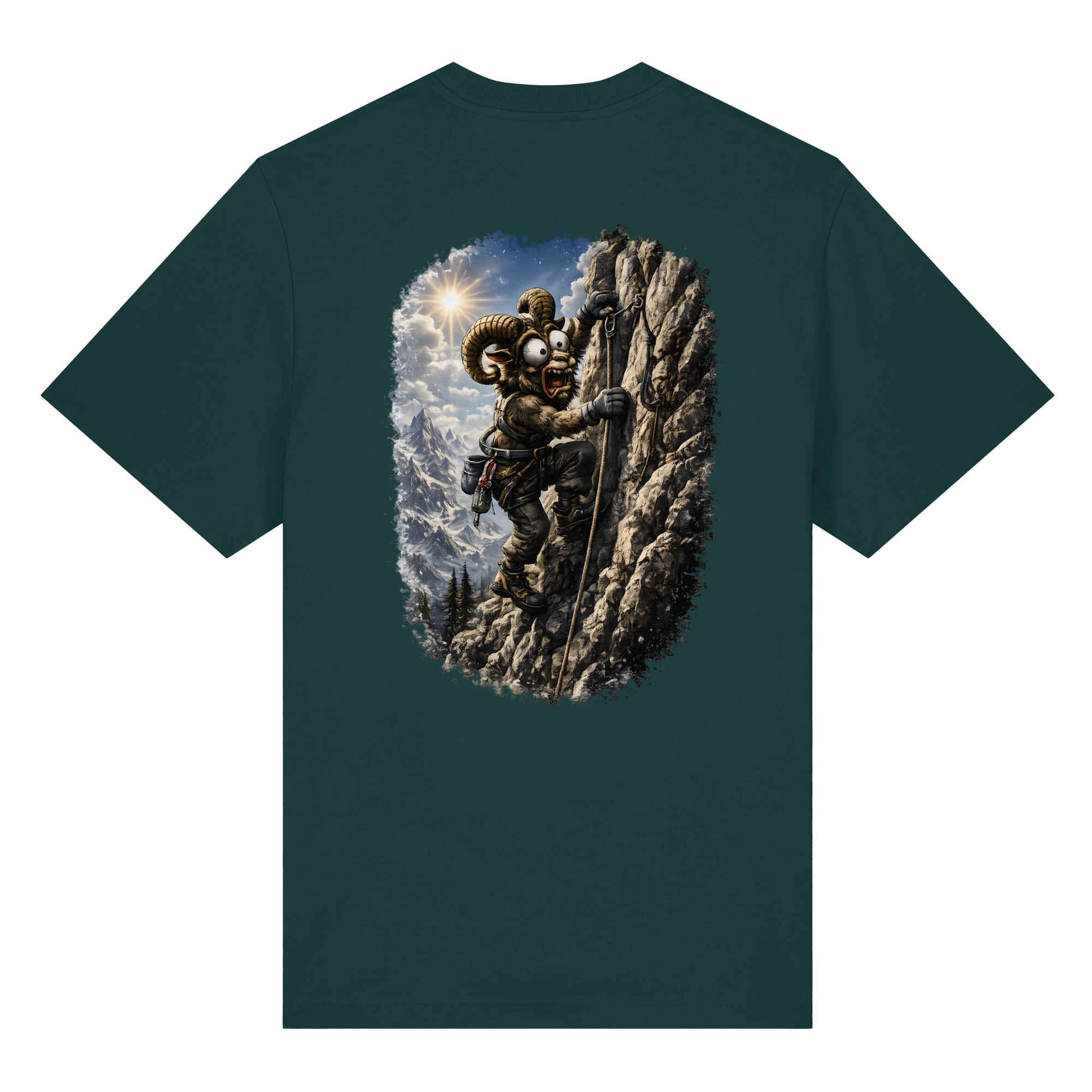 Tiefenblick T Shirt Klettern - Organic Heavy Shirt