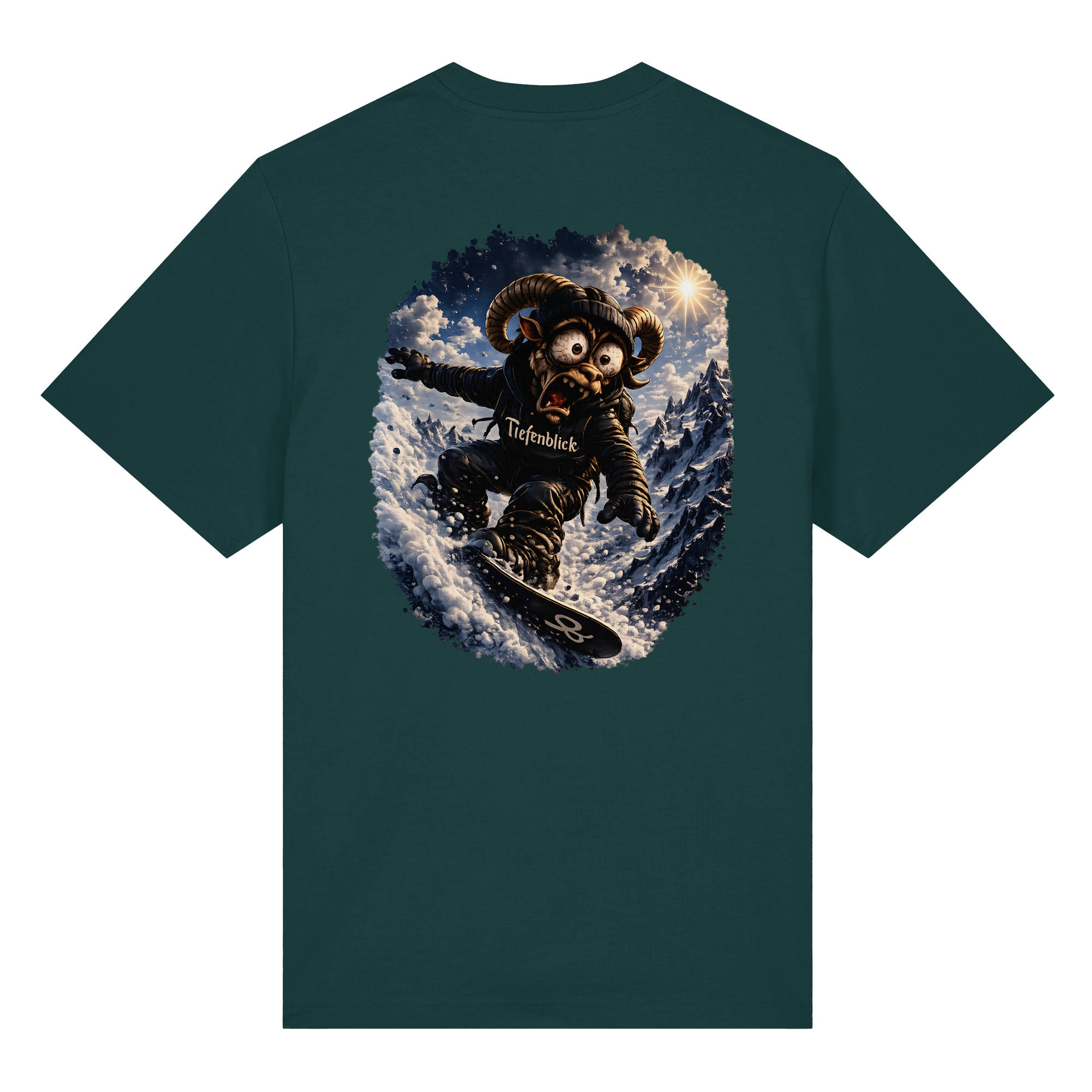 Tiefenblick Snowboarden  - Organic Heavy Shirt