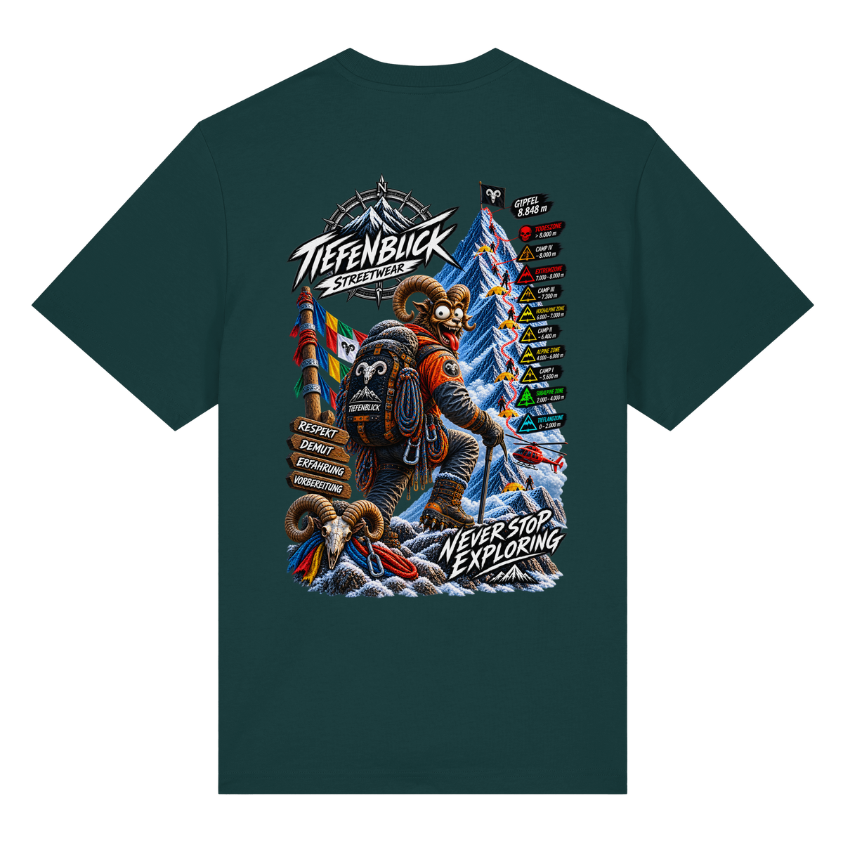 Tiefenblick Todeszone Fun - Organic Heavy Shirt