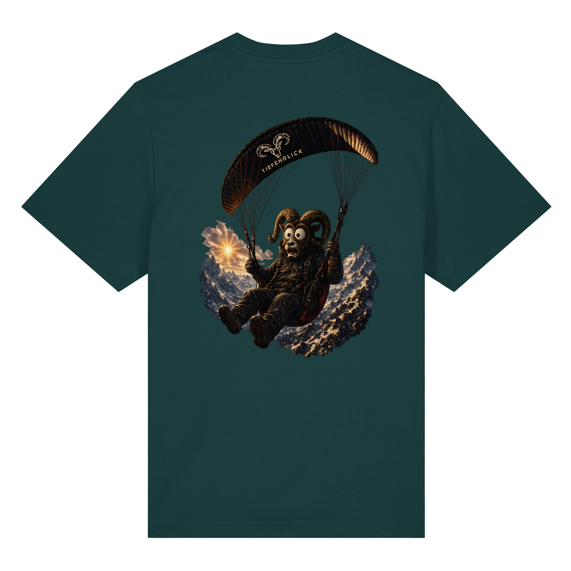 Tiefenblick Paraglider (Frau) - Organic Heavy Shirt