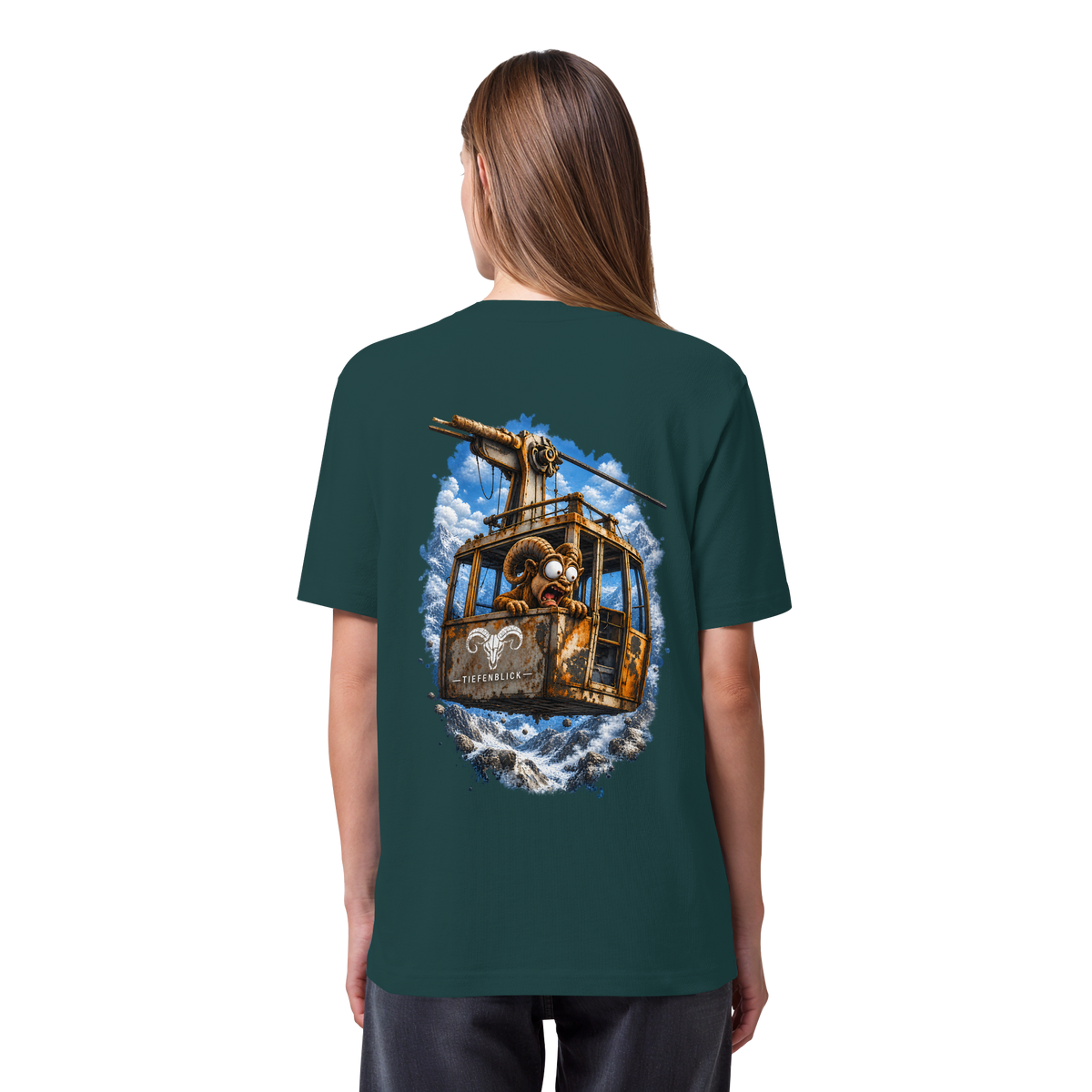 Tiefenblick Adrenalin Gondel Fun - Organic Heavy Shirt