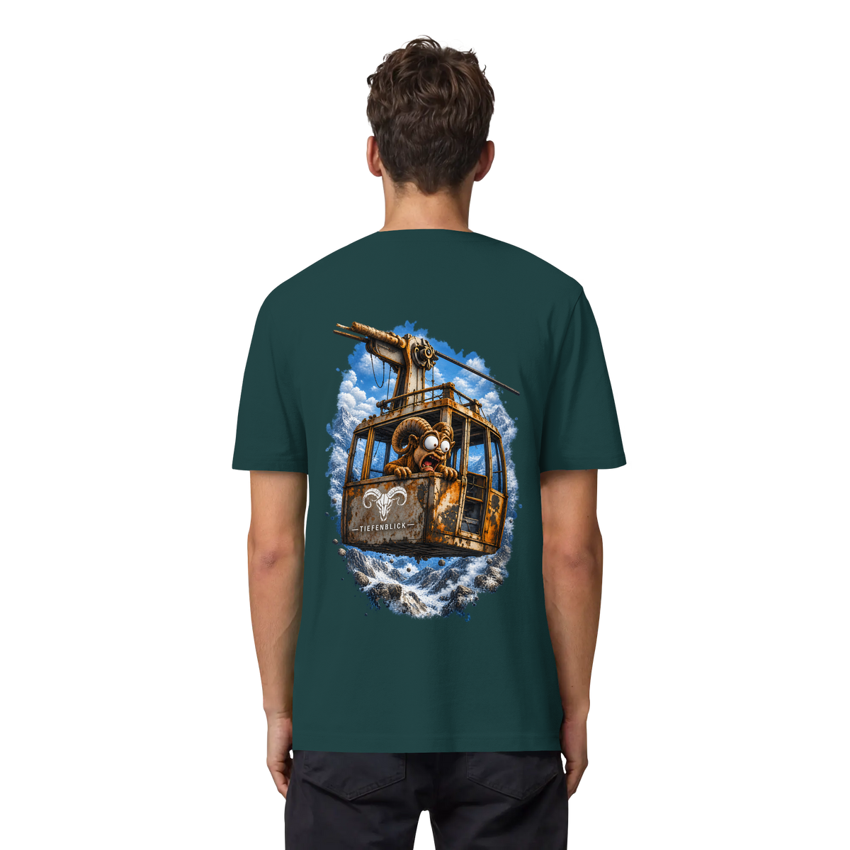 Tiefenblick Adrenalin Gondel Fun - Organic Heavy Shirt
