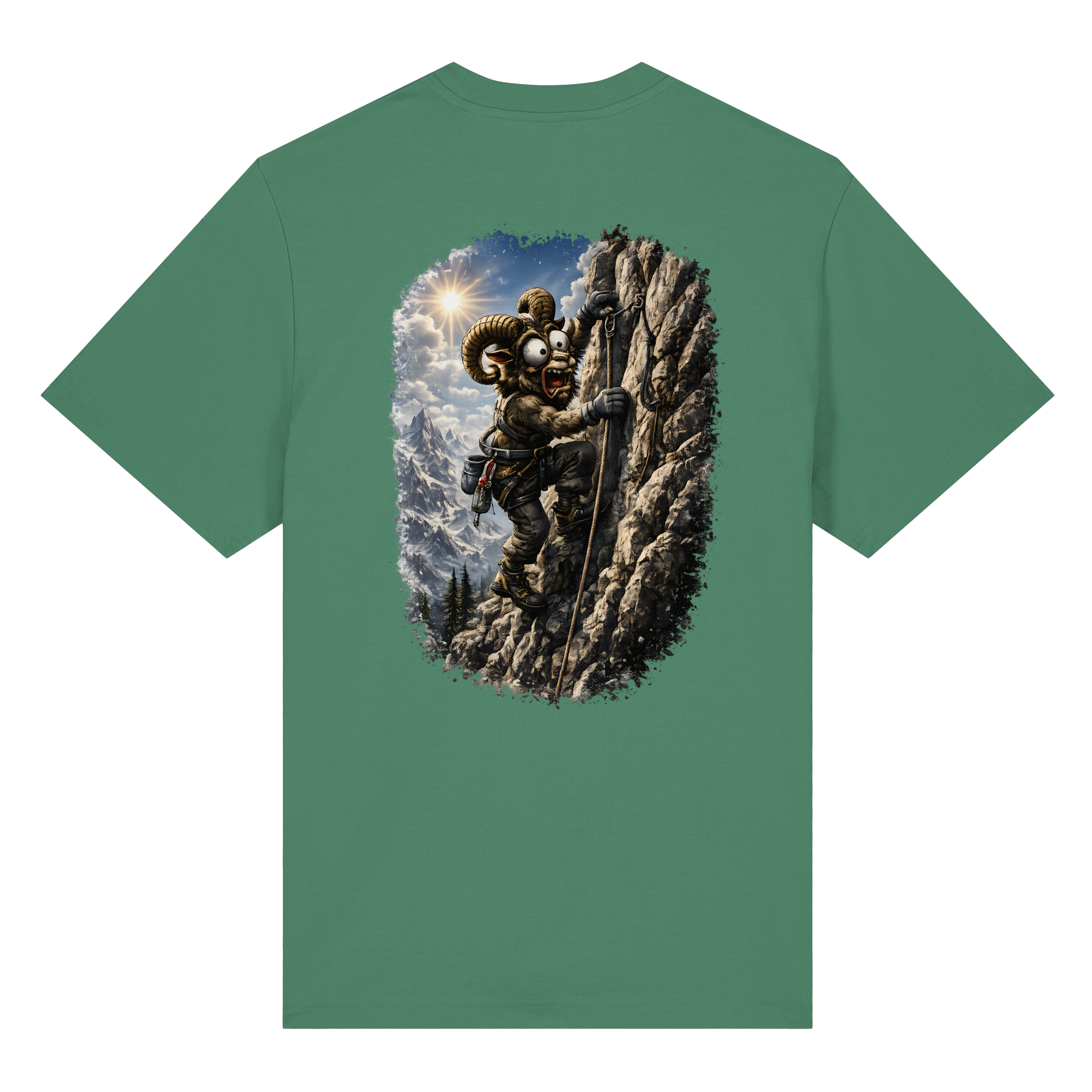 Tiefenblick T Shirt Klettern - Organic Heavy Shirt