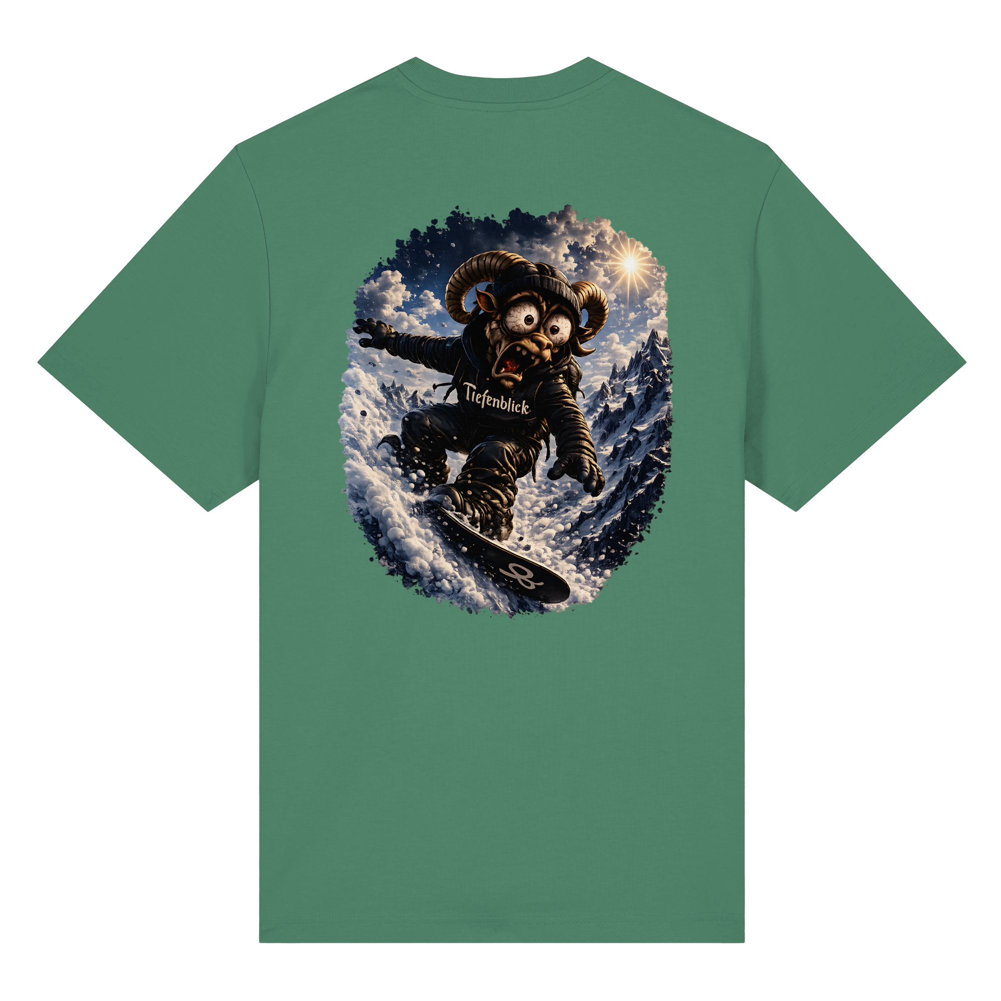 Tiefenblick Snowboarden  - Organic Heavy Shirt