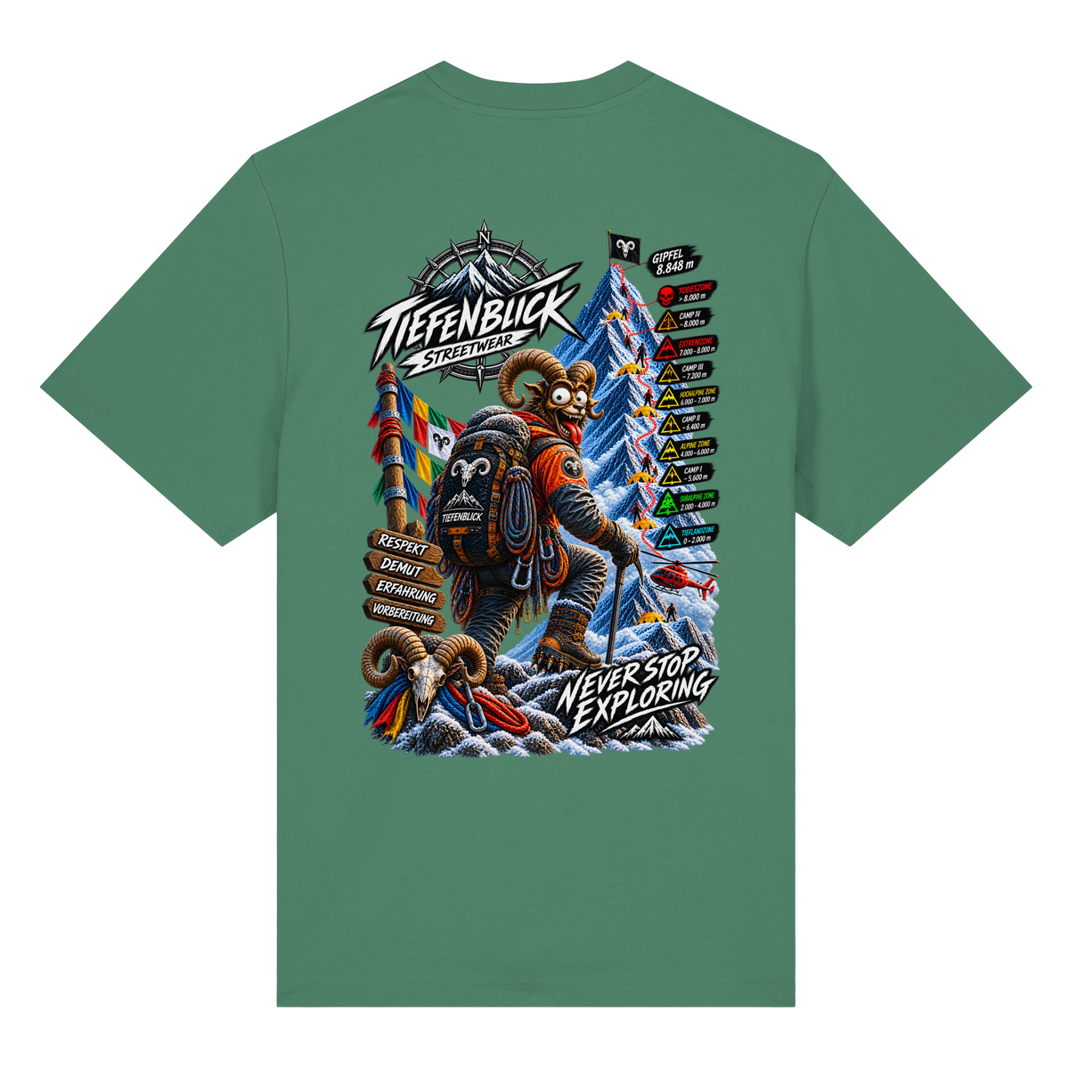 Tiefenblick Todeszone Fun - Organic Heavy Shirt