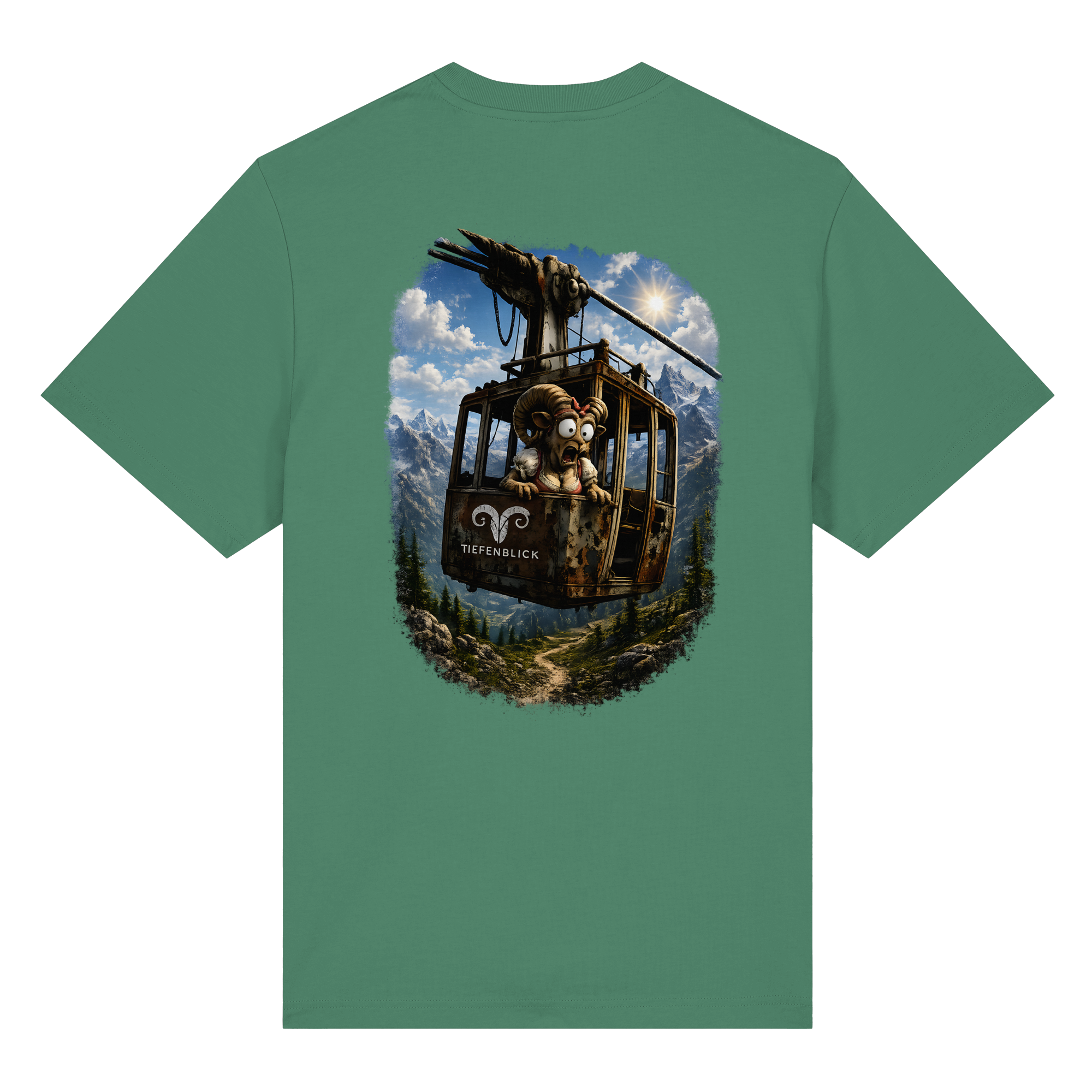 Tiefenblick Gondel (Frau) Organic Heavy Shirt