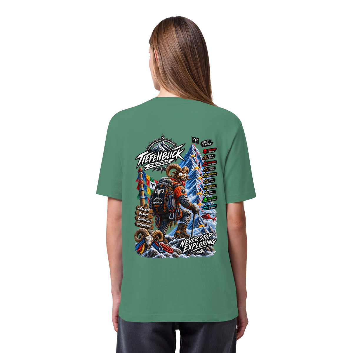 Tiefenblick Todeszone Fun - Organic Heavy Shirt