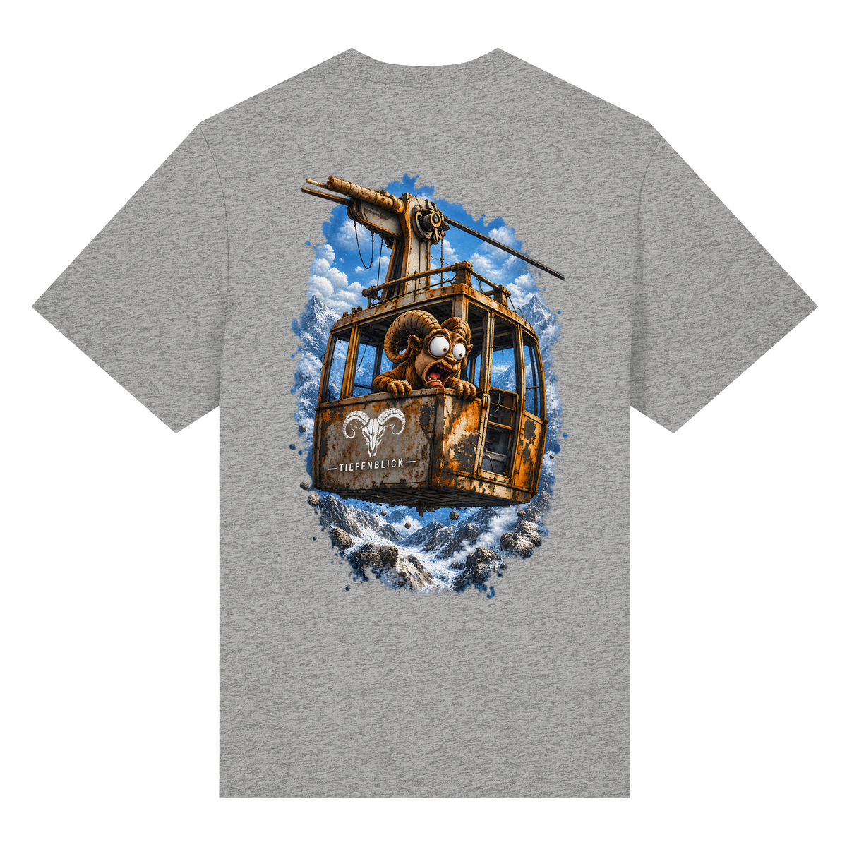 Tiefenblick Adrenalin Gondel Fun - Organic Heavy Shirt