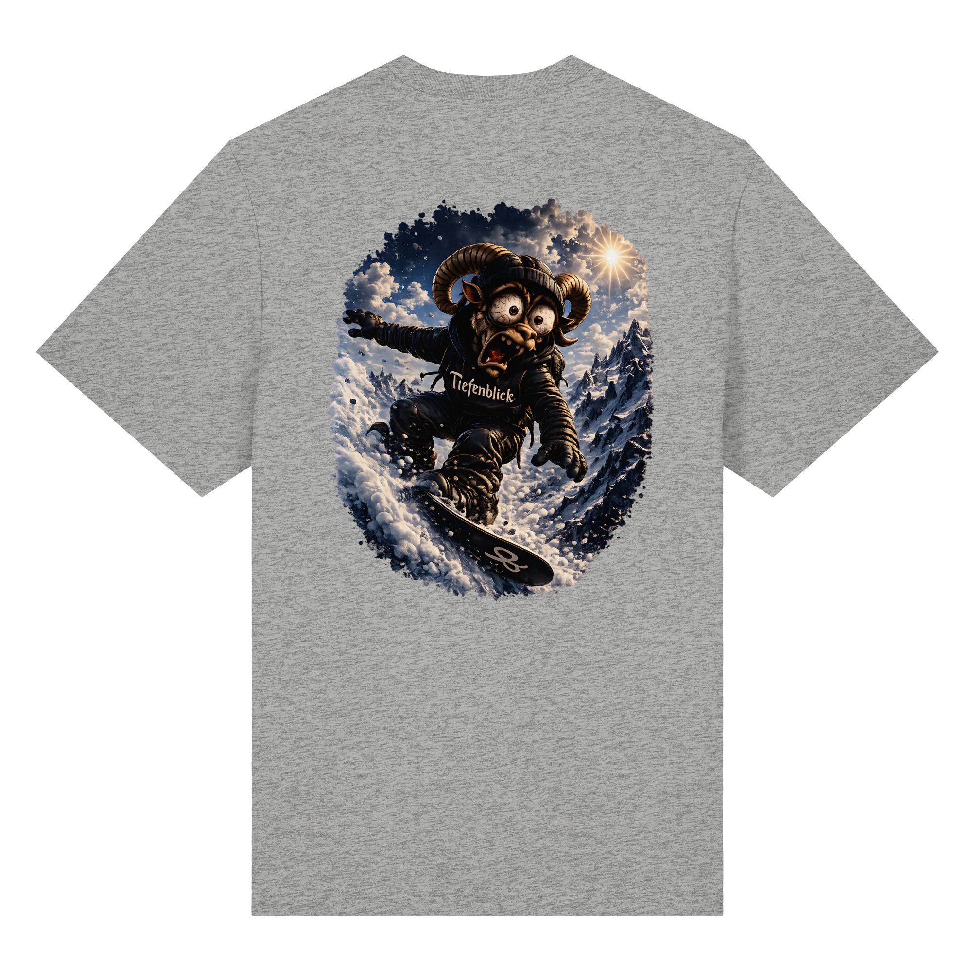 Tiefenblick Snowboarden  - Organic Heavy Shirt