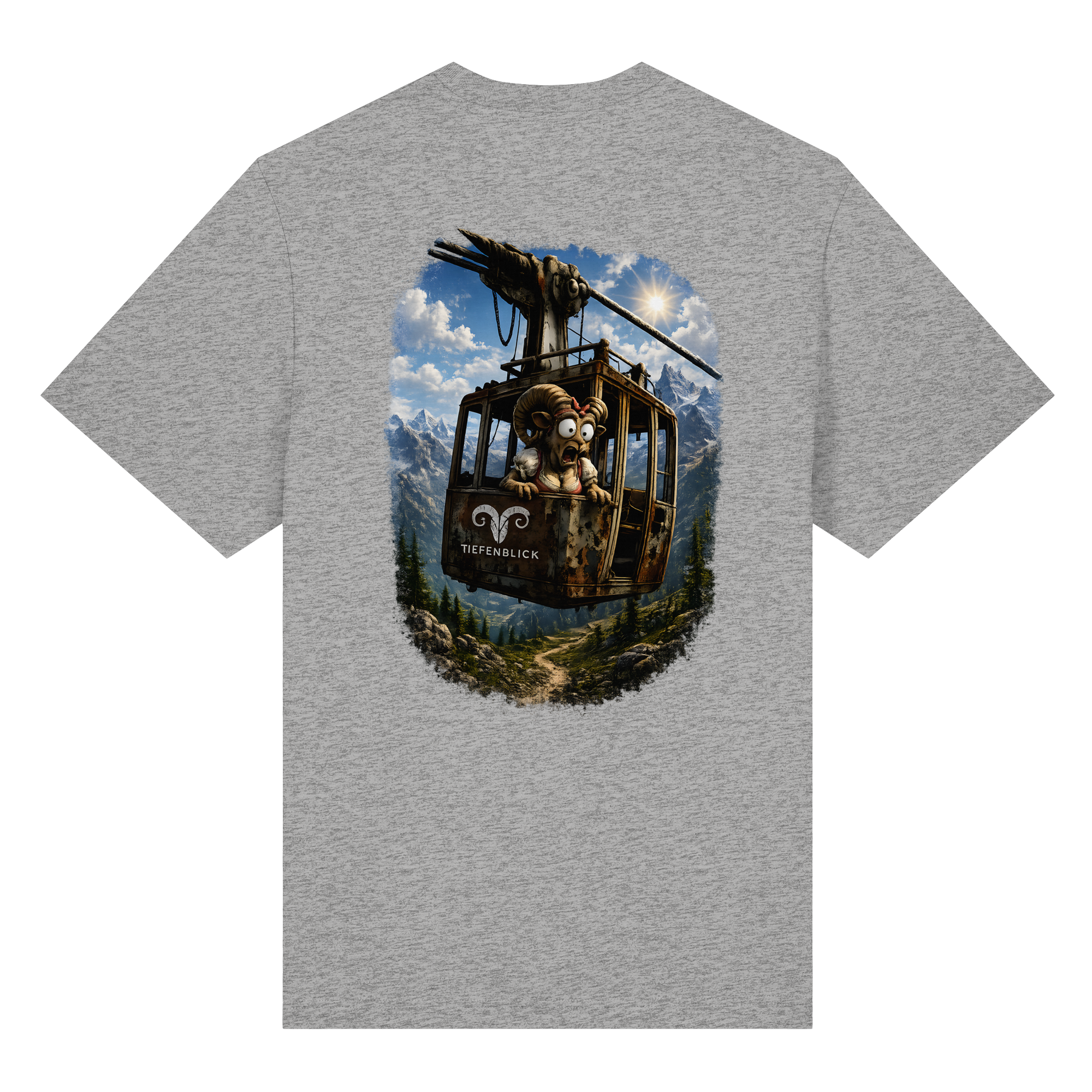 Tiefenblick Gondel (Frau) Organic Heavy Shirt