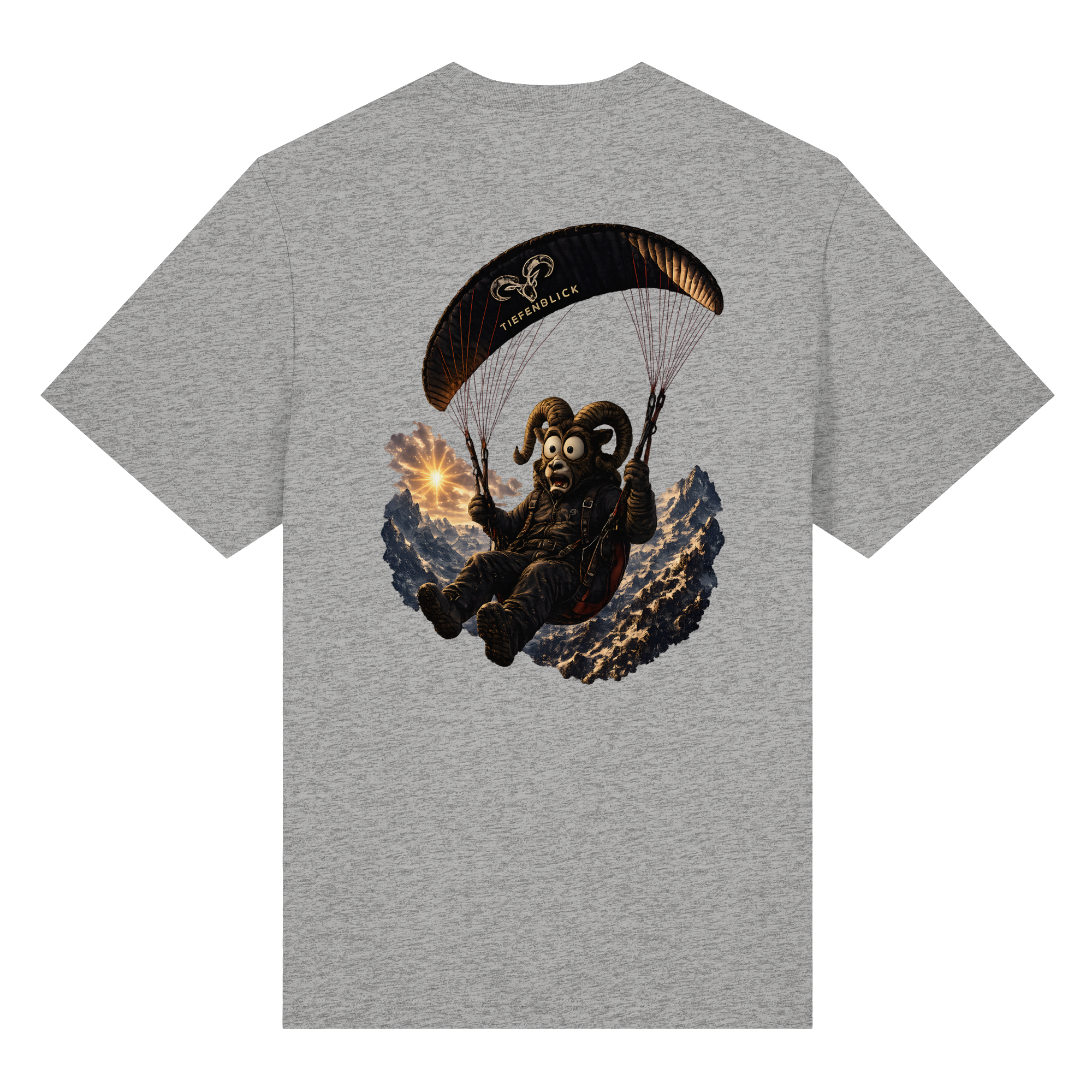 Tiefenblick Paraglider (Frau) - Organic Heavy Shirt