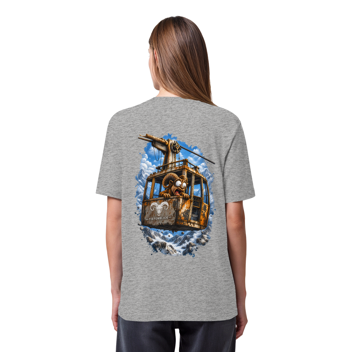 Tiefenblick Adrenalin Gondel Fun - Organic Heavy Shirt