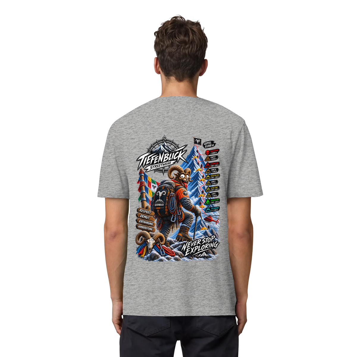 Tiefenblick Todeszone Fun - Organic Heavy Shirt