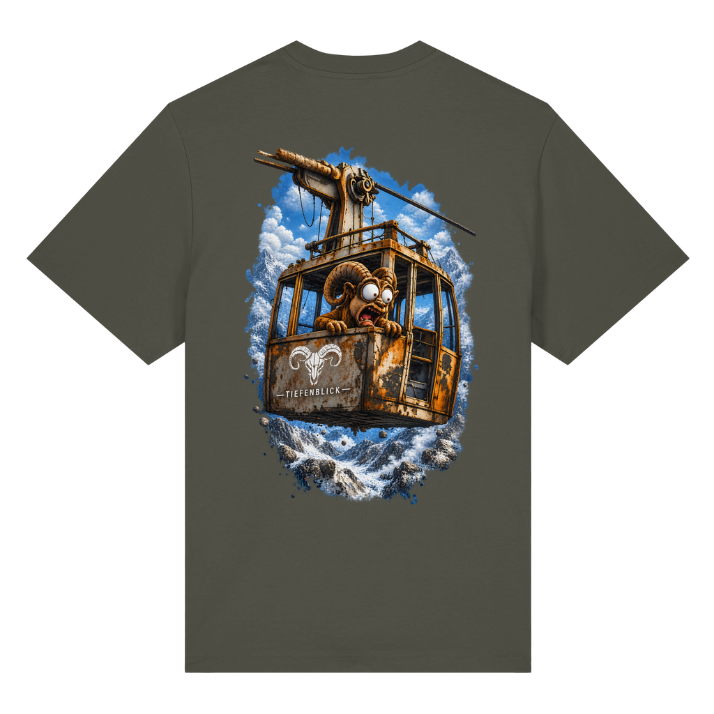 Tiefenblick Adrenalin Gondel Fun - Organic Heavy Shirt
