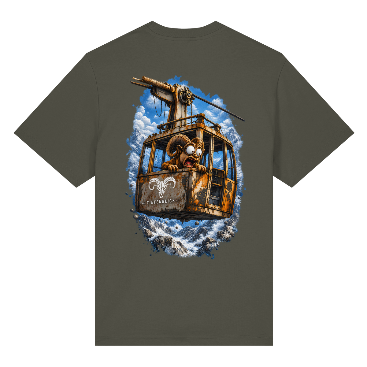 Tiefenblick Adrenalin Gondel Fun - Organic Heavy Shirt