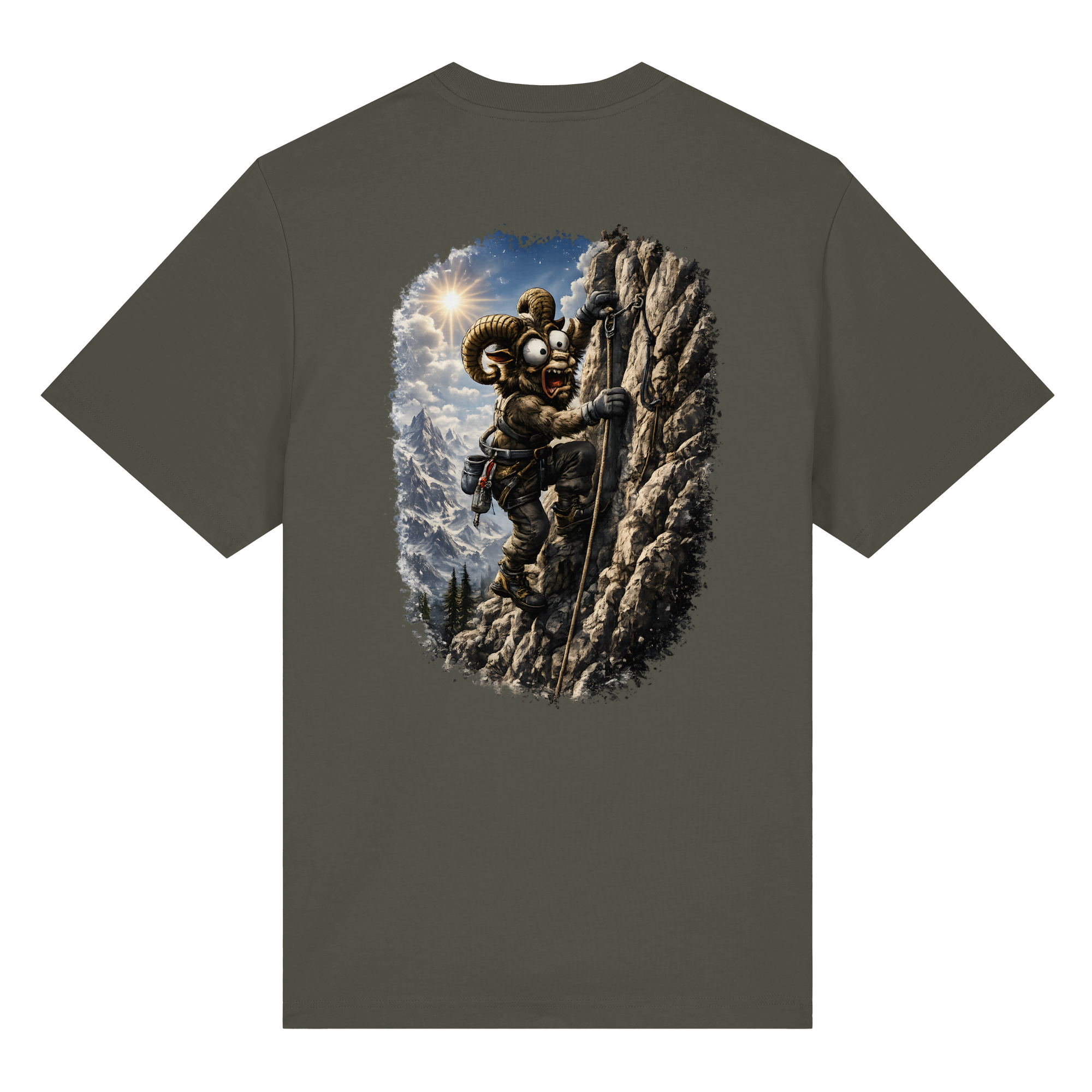 Tiefenblick T Shirt Klettern - Organic Heavy Shirt