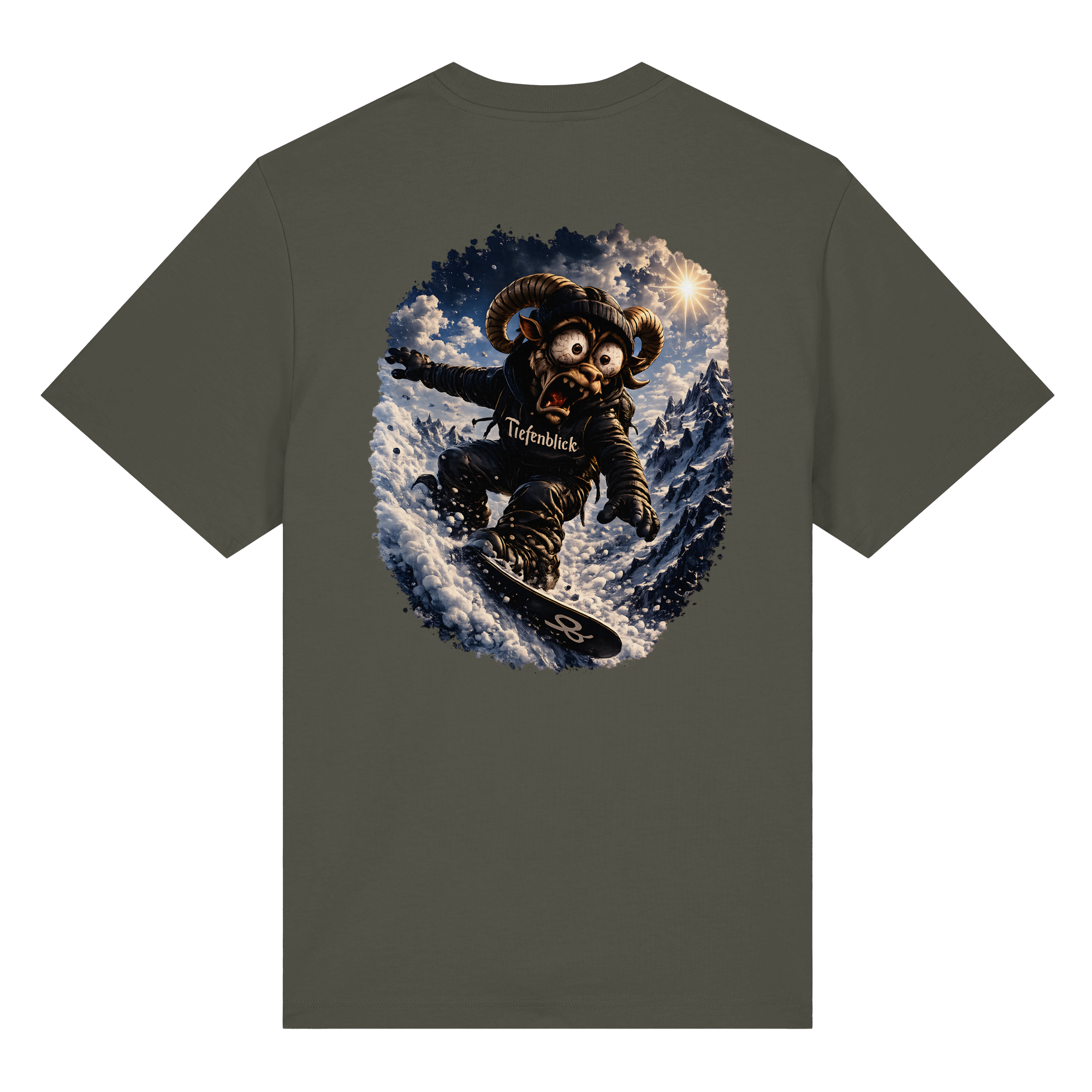 Tiefenblick Snowboarden  - Organic Heavy Shirt