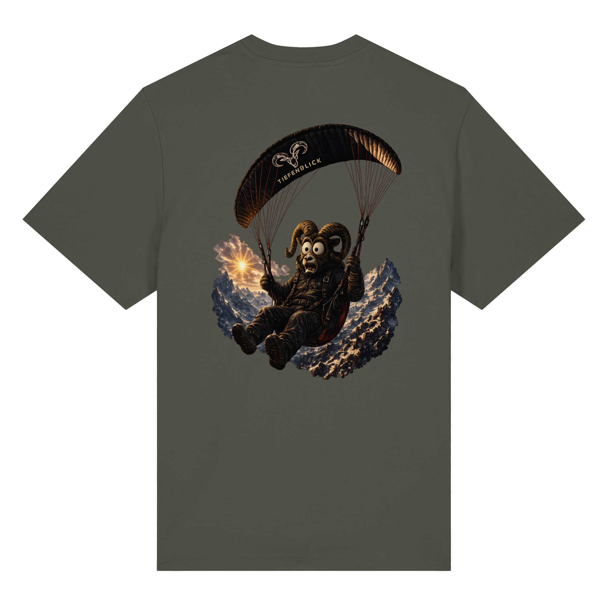 Tiefenblick Paraglider (Frau) - Organic Heavy Shirt