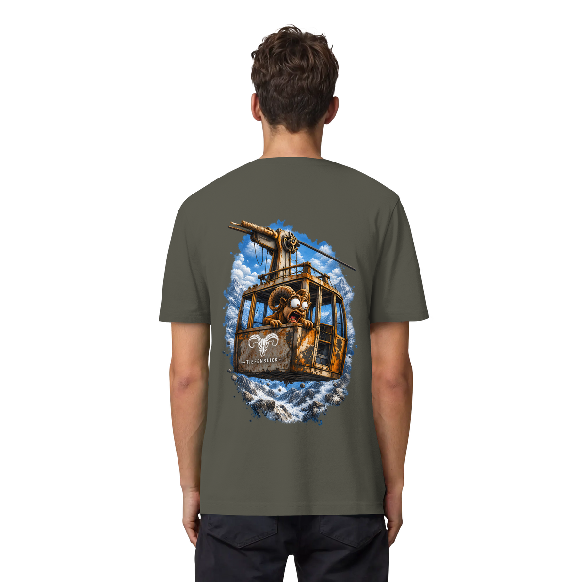 Tiefenblick Adrenalin Gondel Fun - Organic Heavy Shirt