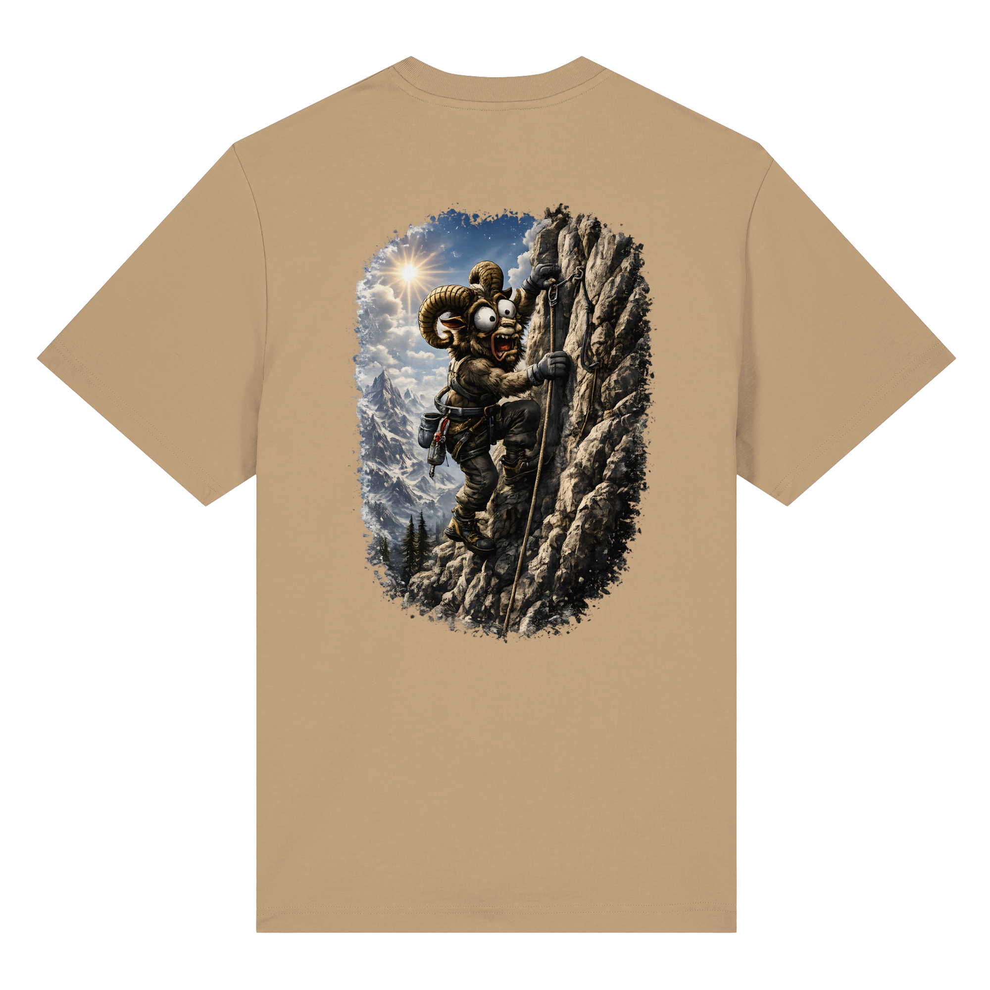 Tiefenblick T Shirt Klettern - Organic Heavy Shirt