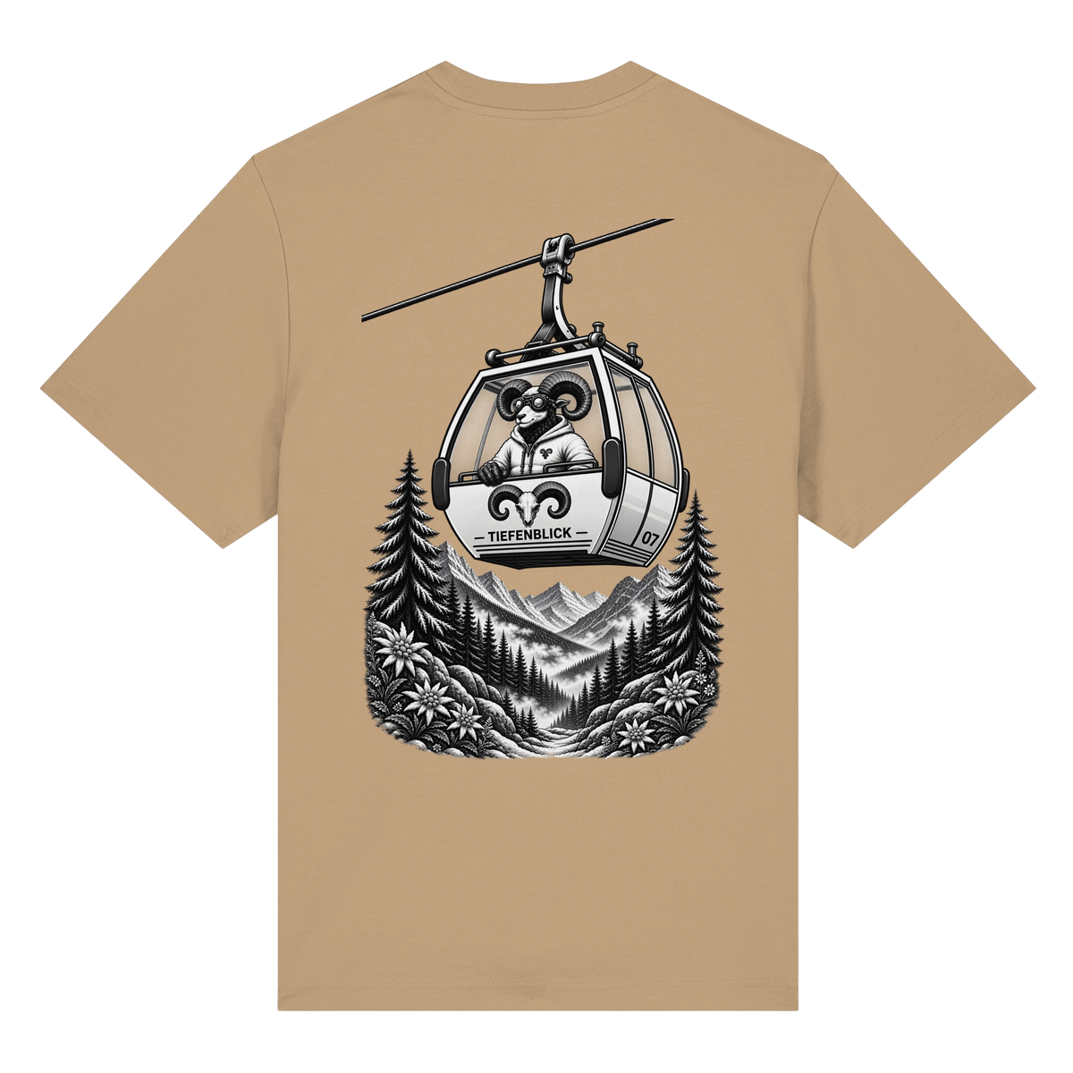 Tiefenblick Gondel Fun  - Organic Heavy Shirt