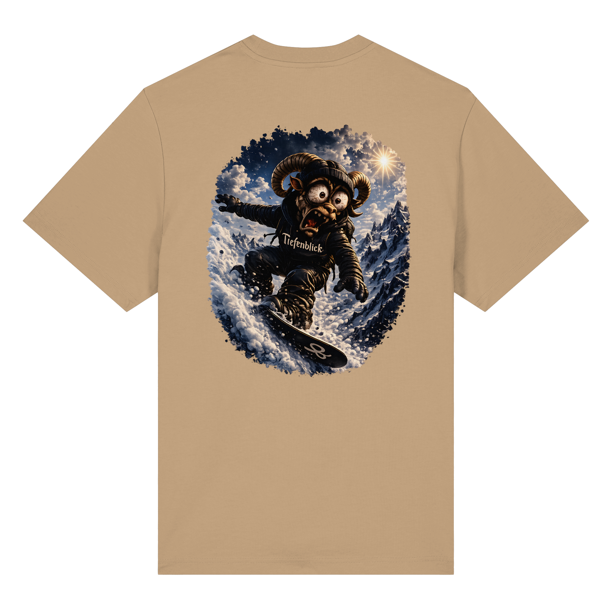 Tiefenblick Snowboarden  - Organic Heavy Shirt