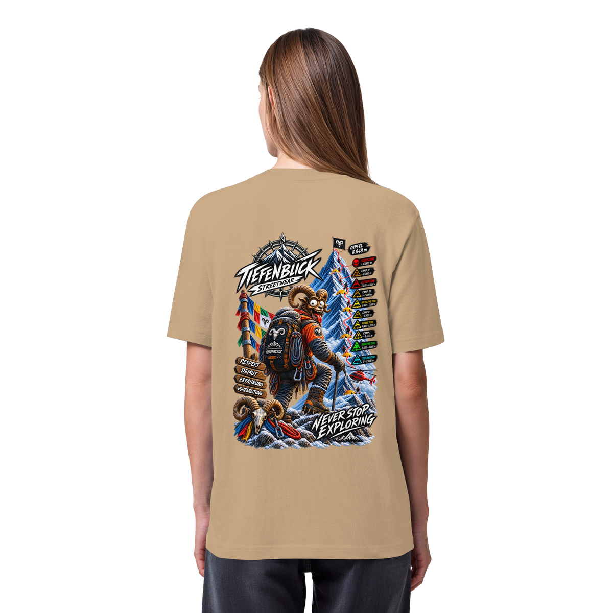 Tiefenblick Todeszone Fun - Organic Heavy Shirt