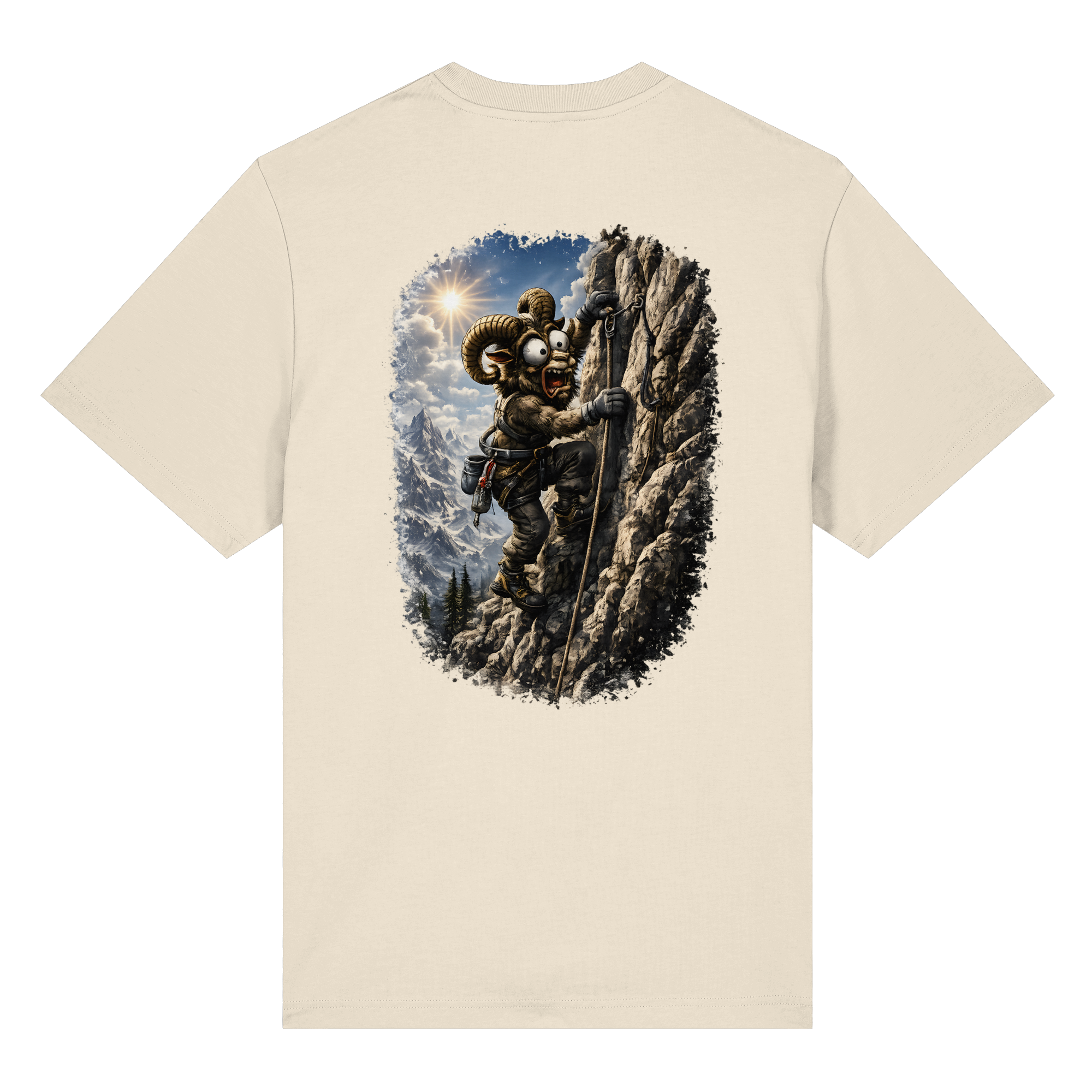 Tiefenblick T Shirt Klettern - Organic Heavy Shirt