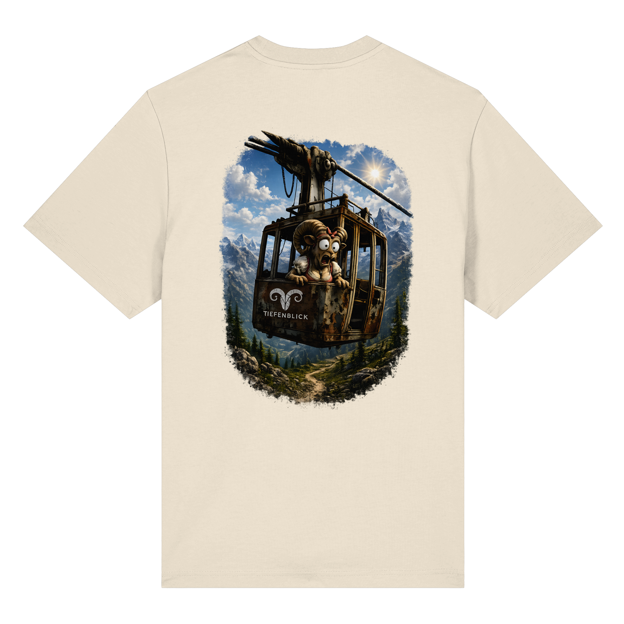 Tiefenblick Gondel (Frau) Organic Heavy Shirt