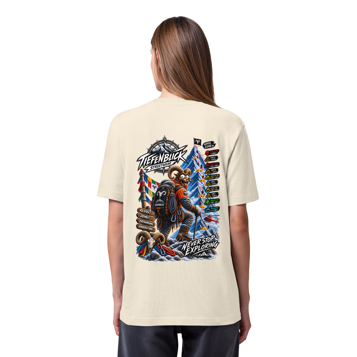 Tiefenblick Todeszone Fun - Organic Heavy Shirt