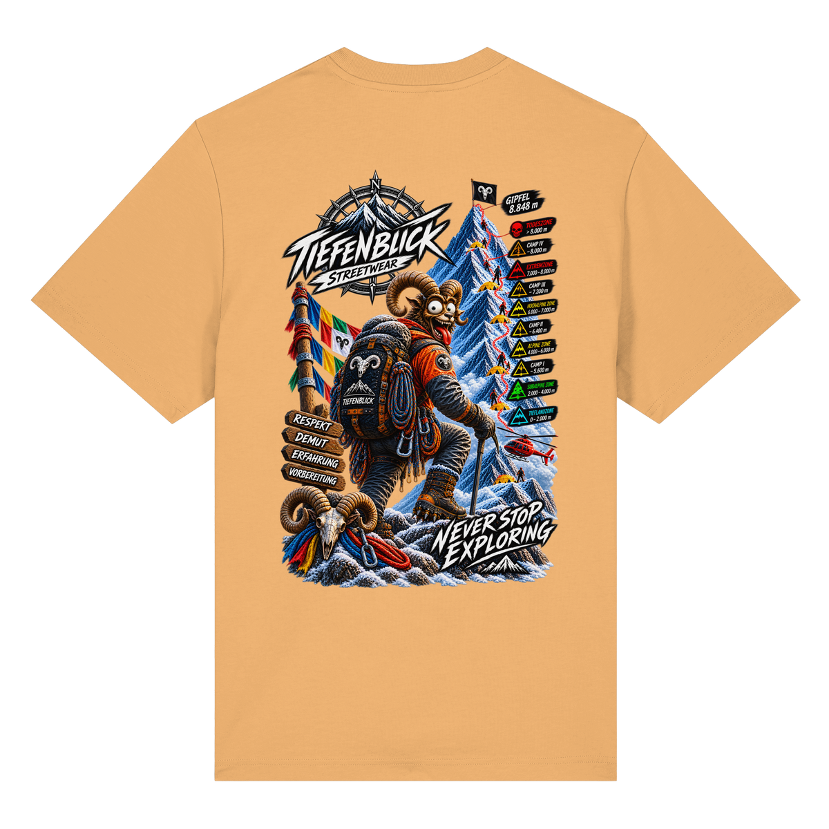 Tiefenblick Todeszone Fun - Organic Heavy Shirt