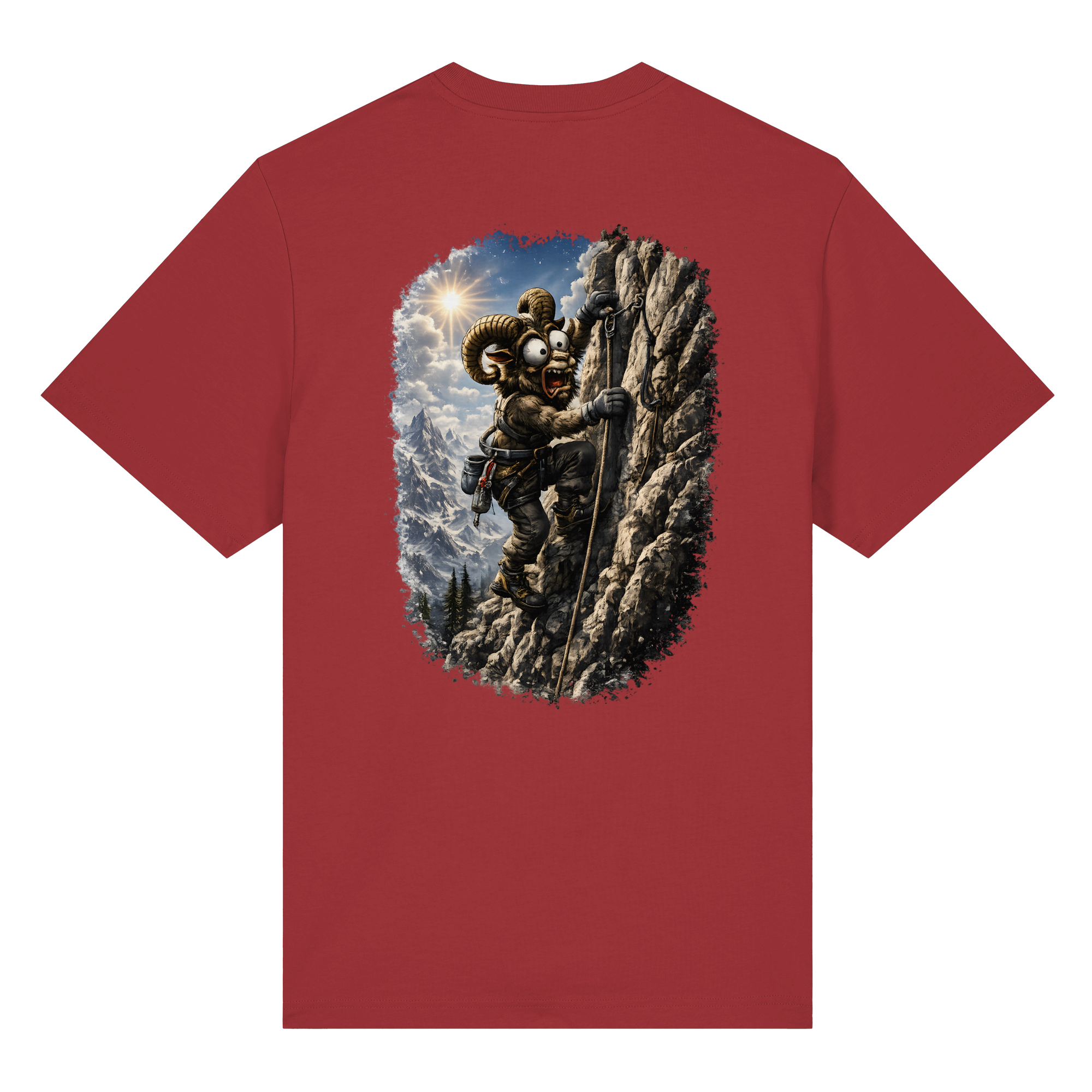 Tiefenblick T Shirt Klettern - Organic Heavy Shirt