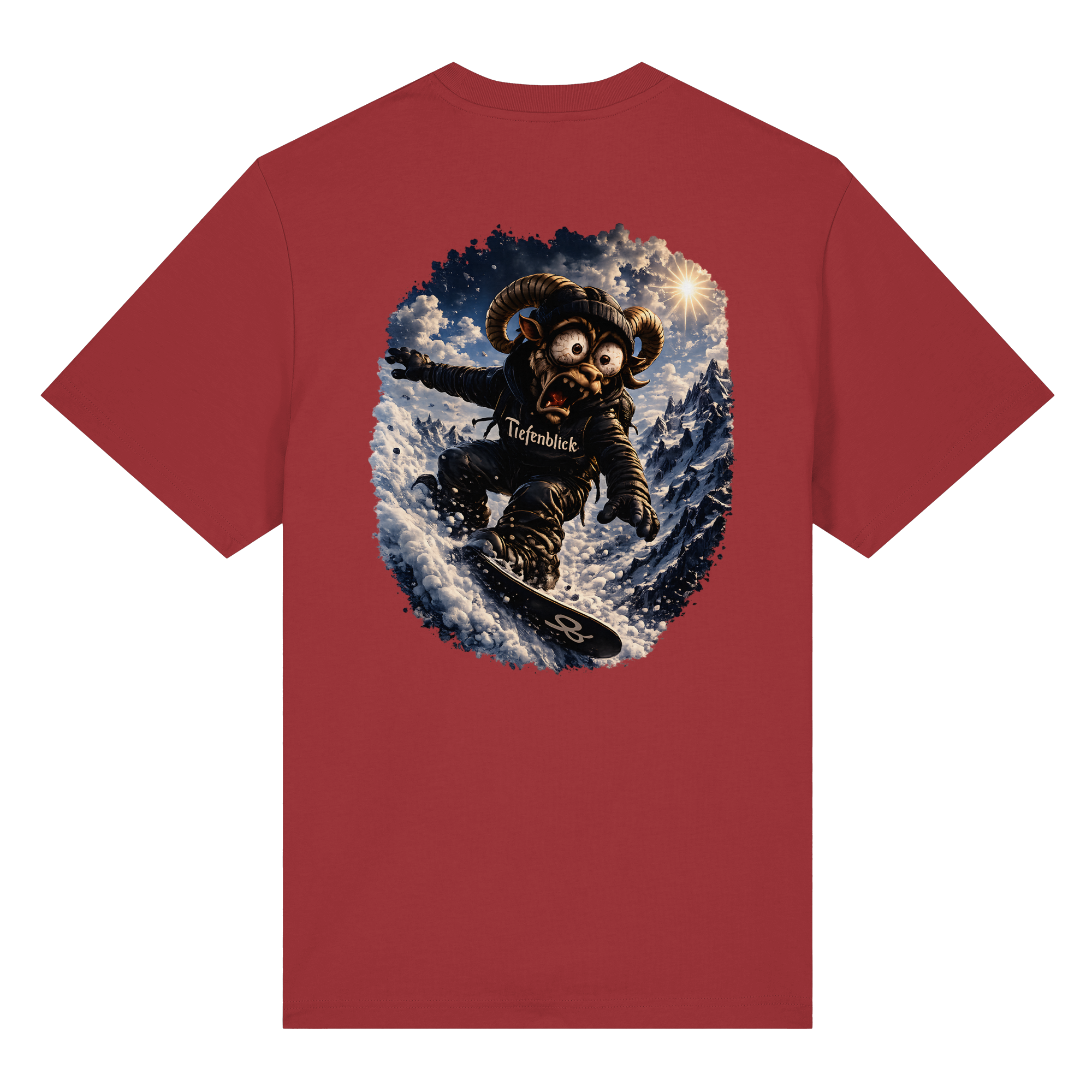 Tiefenblick Snowboarden  - Organic Heavy Shirt