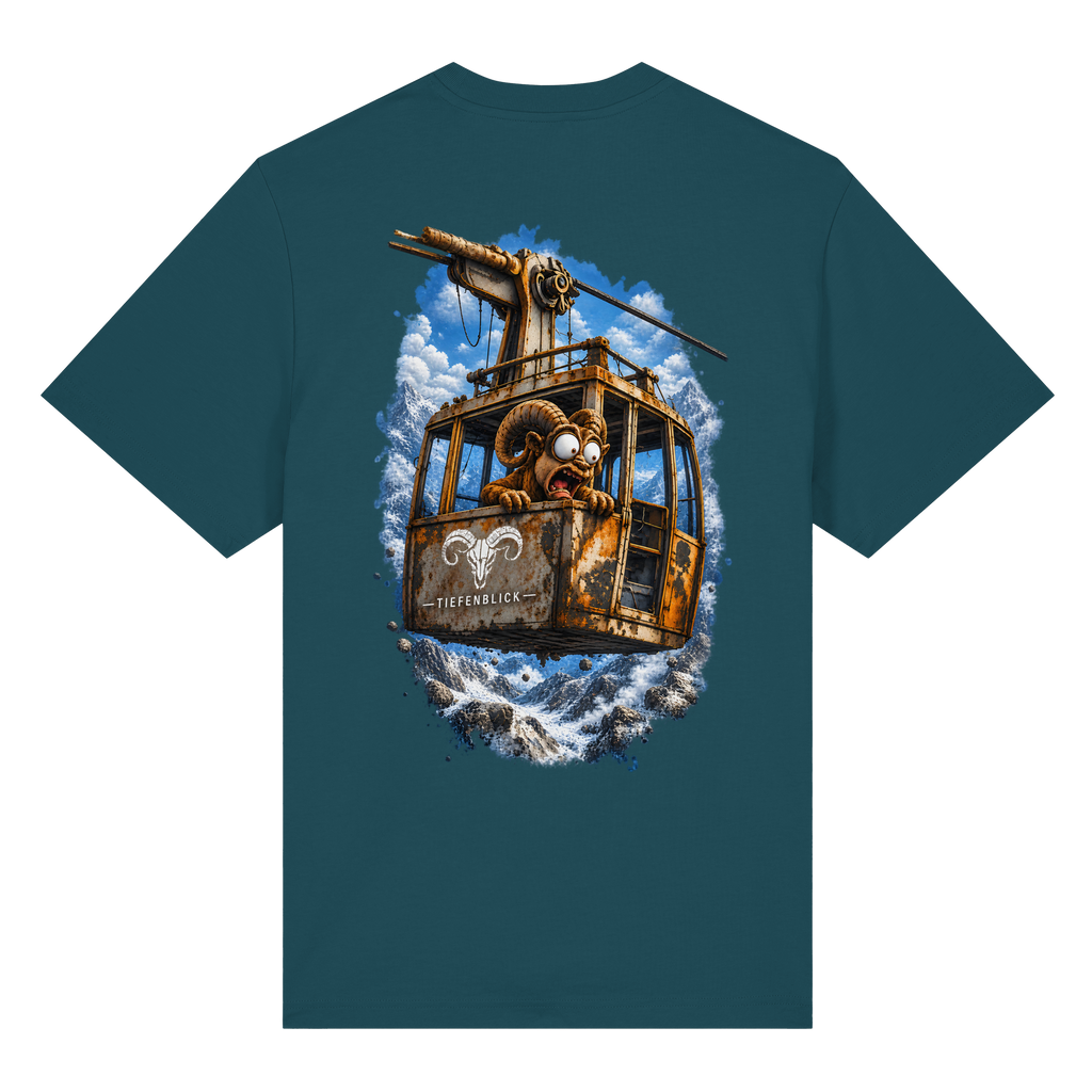 Tiefenblick Adrenalin Gondel Fun - Organic Heavy Shirt