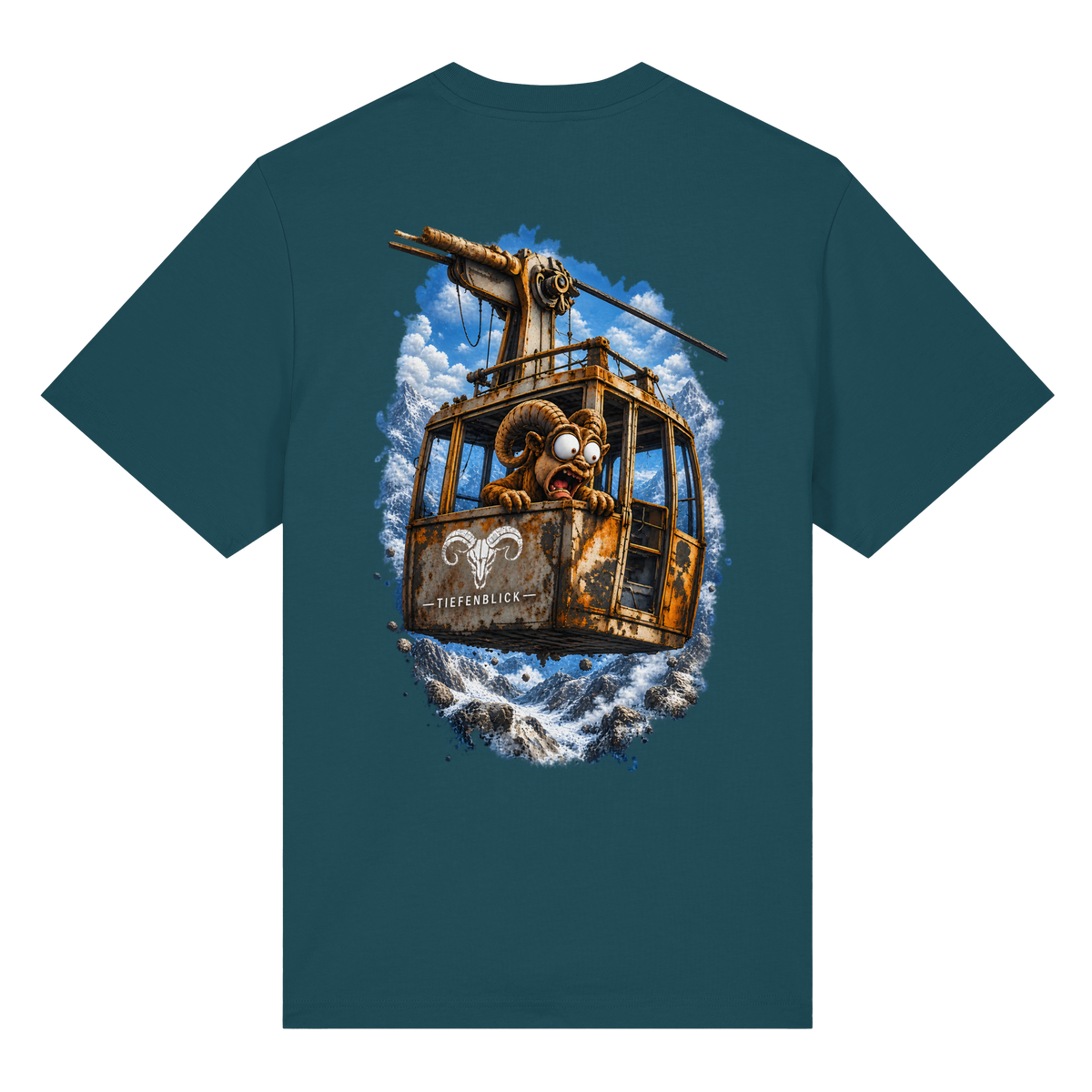 Tiefenblick Adrenalin Gondel Fun - Organic Heavy Shirt