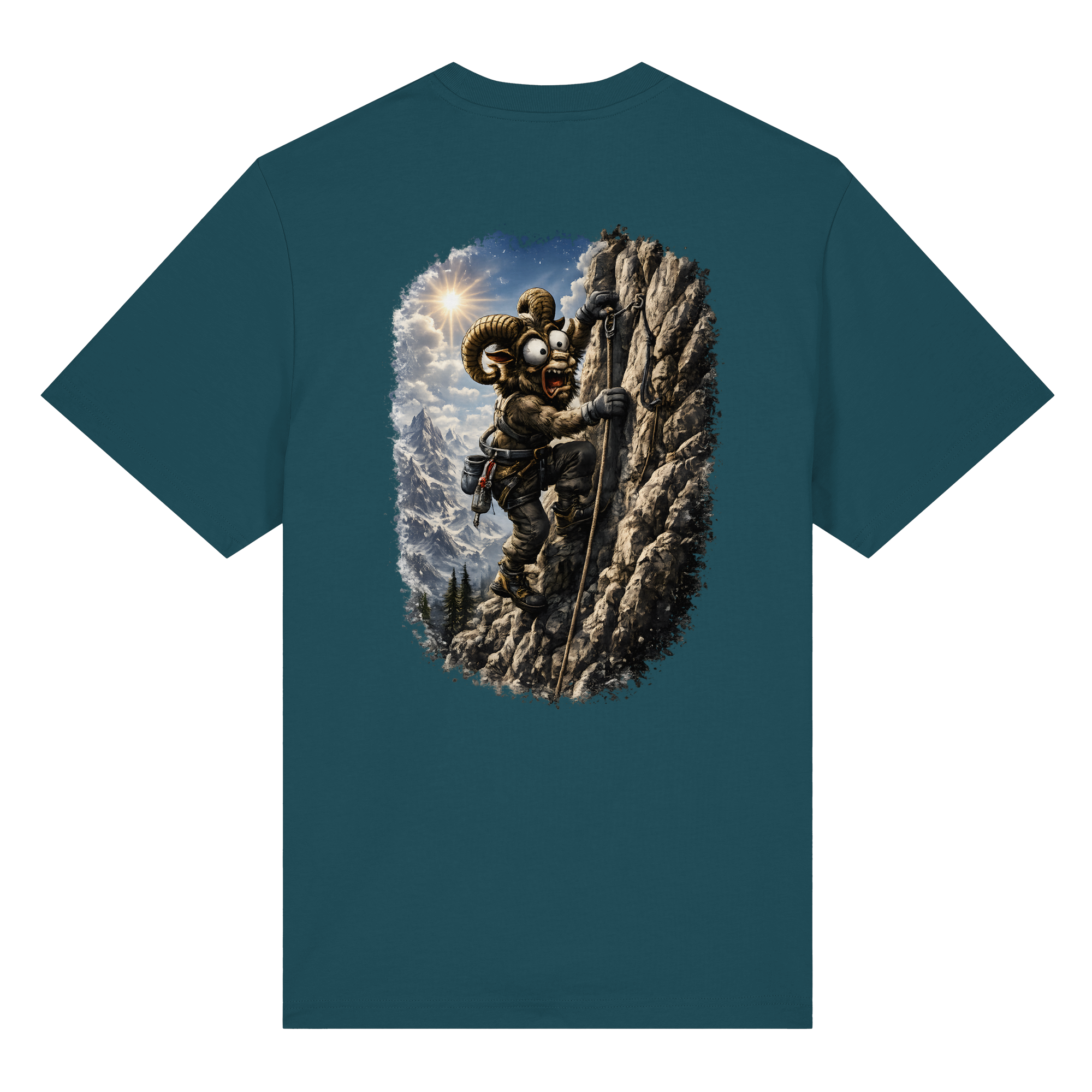 Tiefenblick T Shirt Klettern - Organic Heavy Shirt