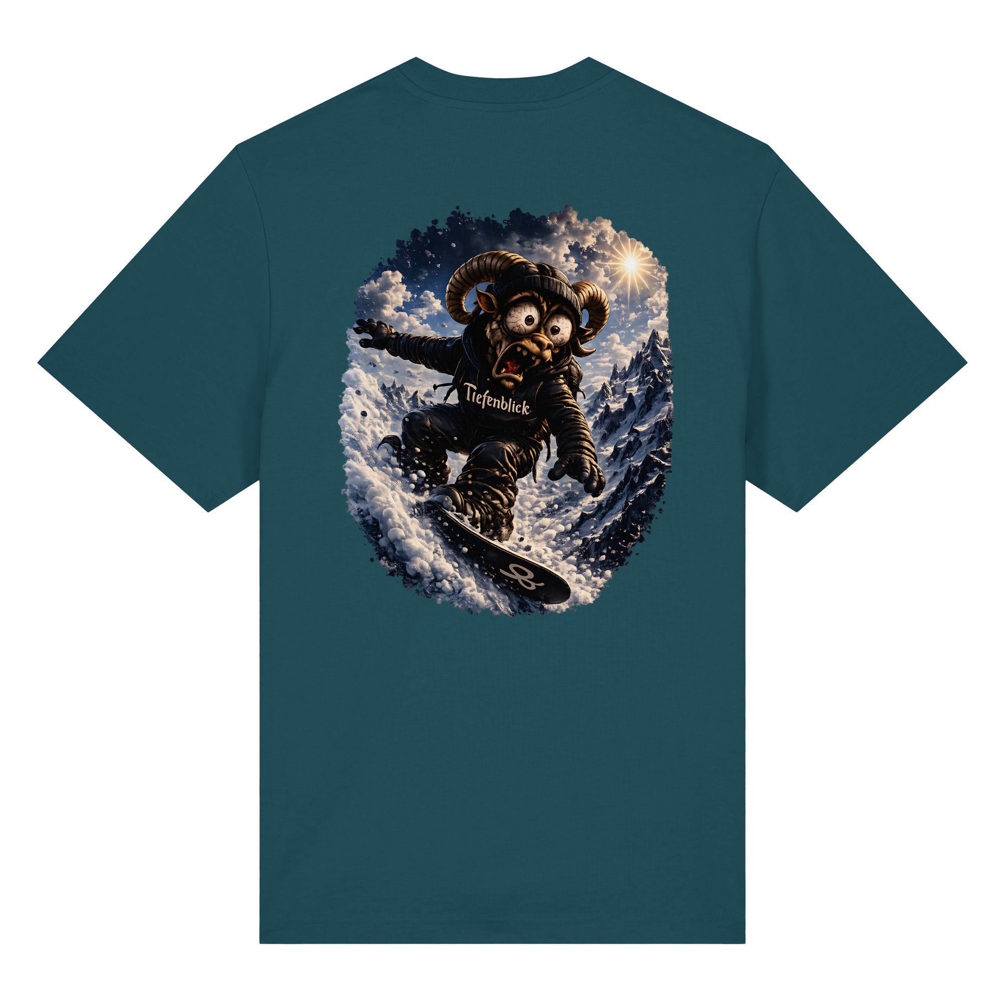 Tiefenblick Snowboarden  - Organic Heavy Shirt
