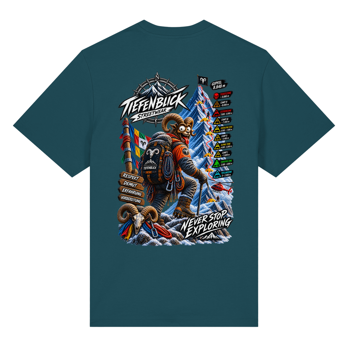 Tiefenblick Todeszone Fun - Organic Heavy Shirt