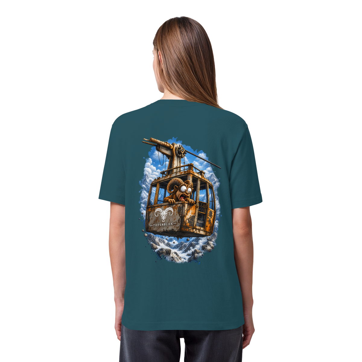 Tiefenblick Adrenalin Gondel Fun - Organic Heavy Shirt